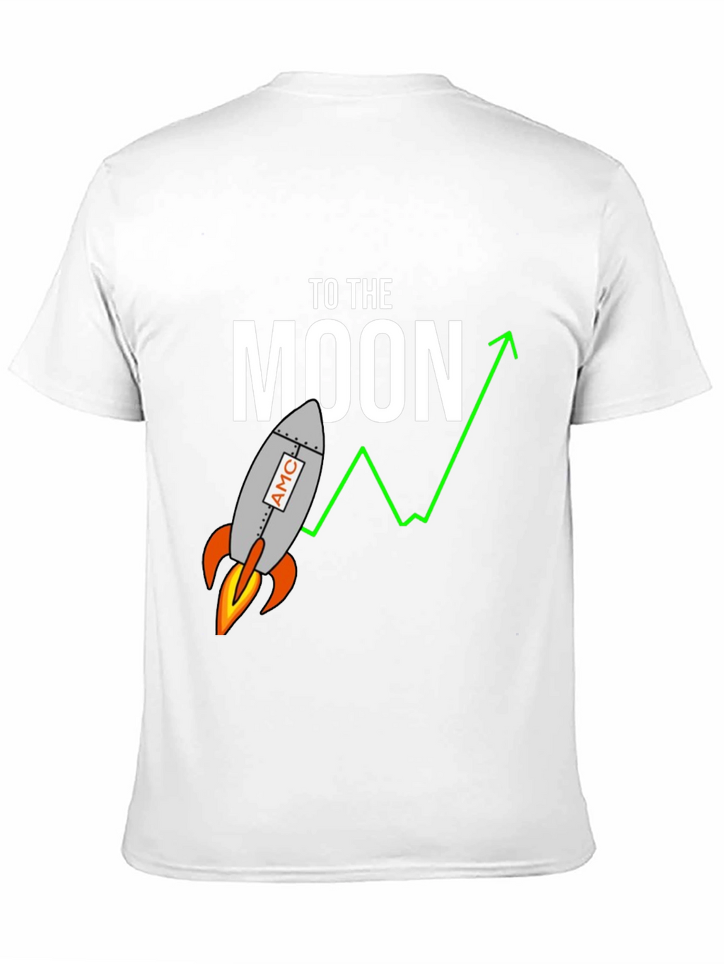 To The Moon Rocket Stock Market T-Shirt
