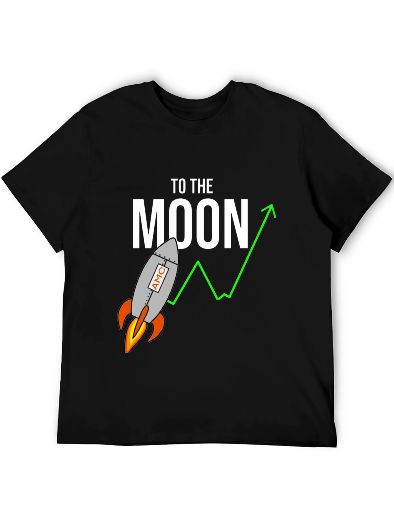 To The Moon Rocket Stock Market T-Shirt