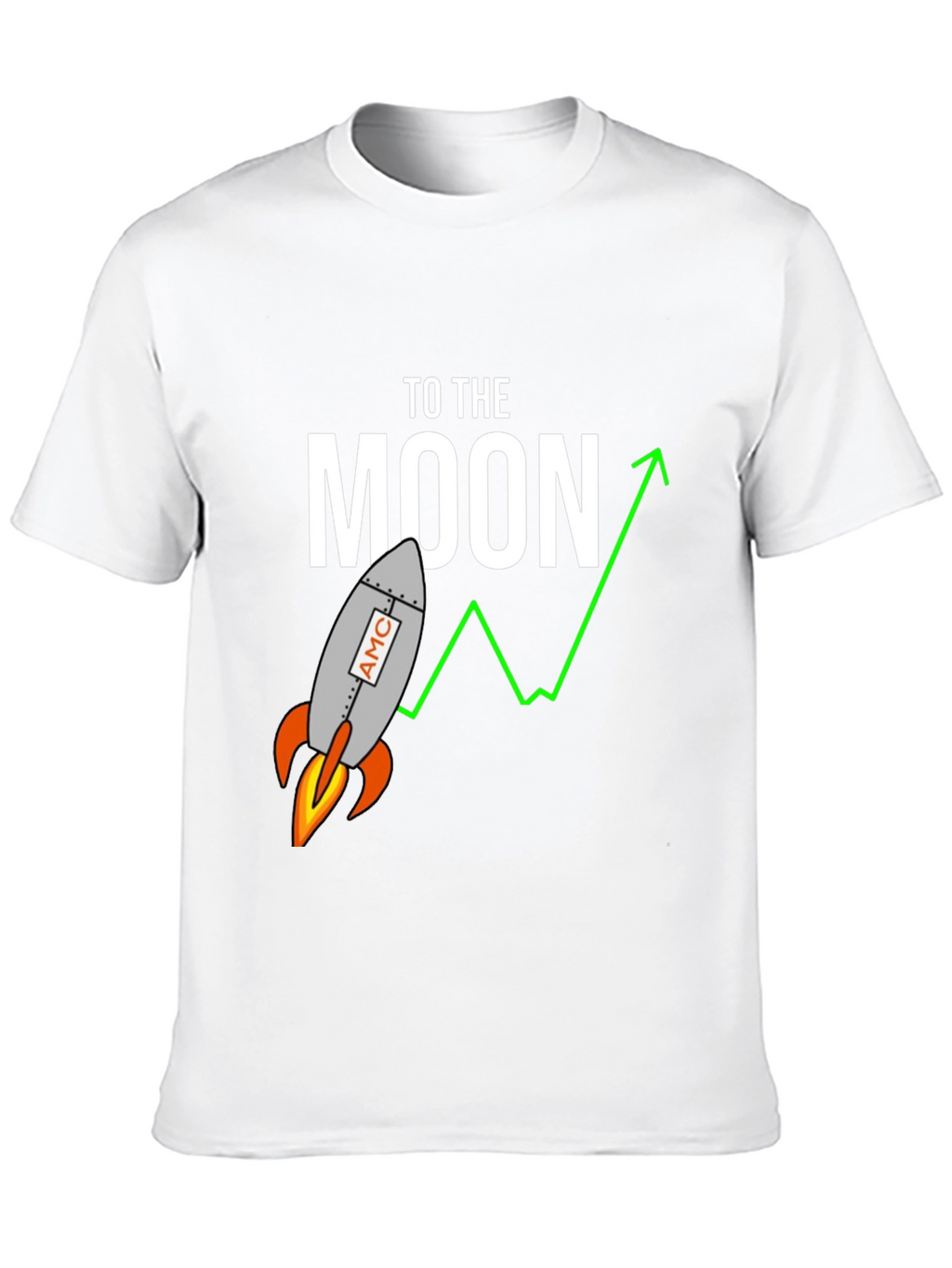 To The Moon Rocket Stock Market T-Shirt