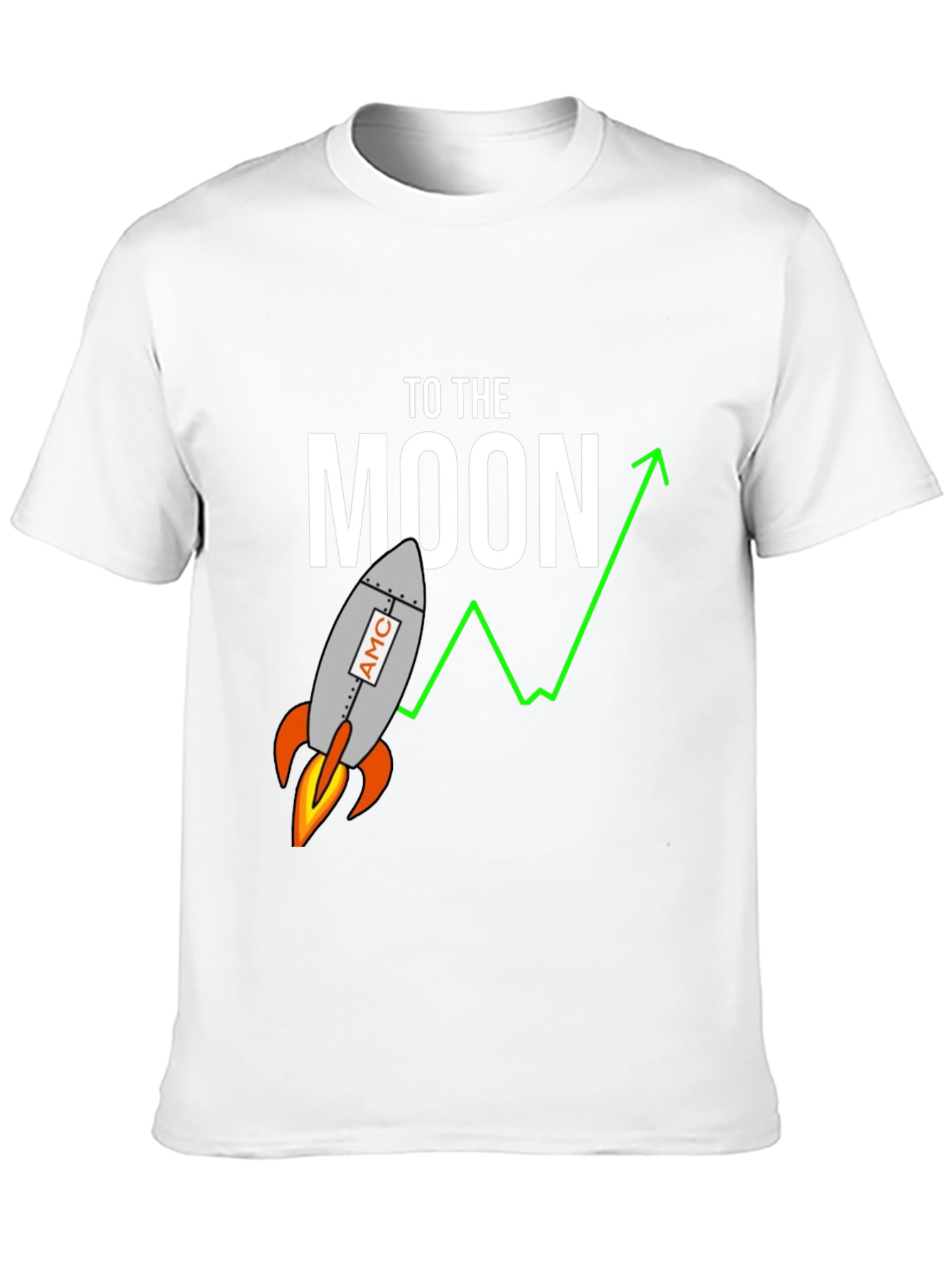 To The Moon Rocket Stock Market T-Shirt