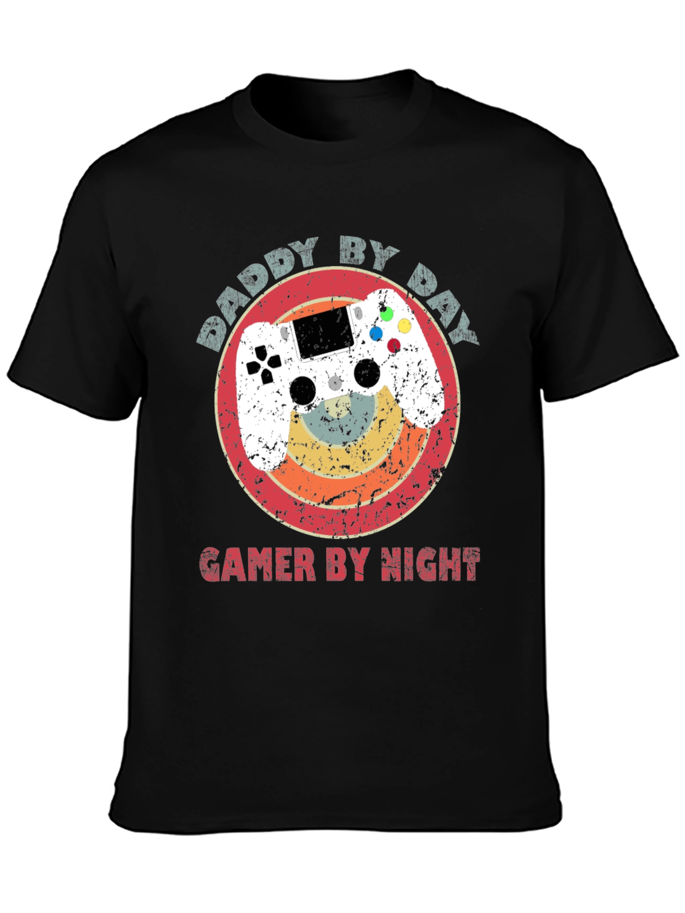 Daddy by Day Gamer by Night Graphic Tee
