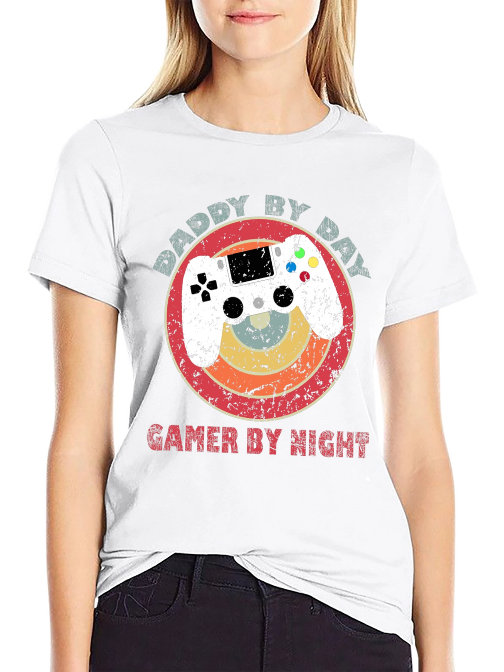 Daddy by Day Gamer by Night Graphic Tee