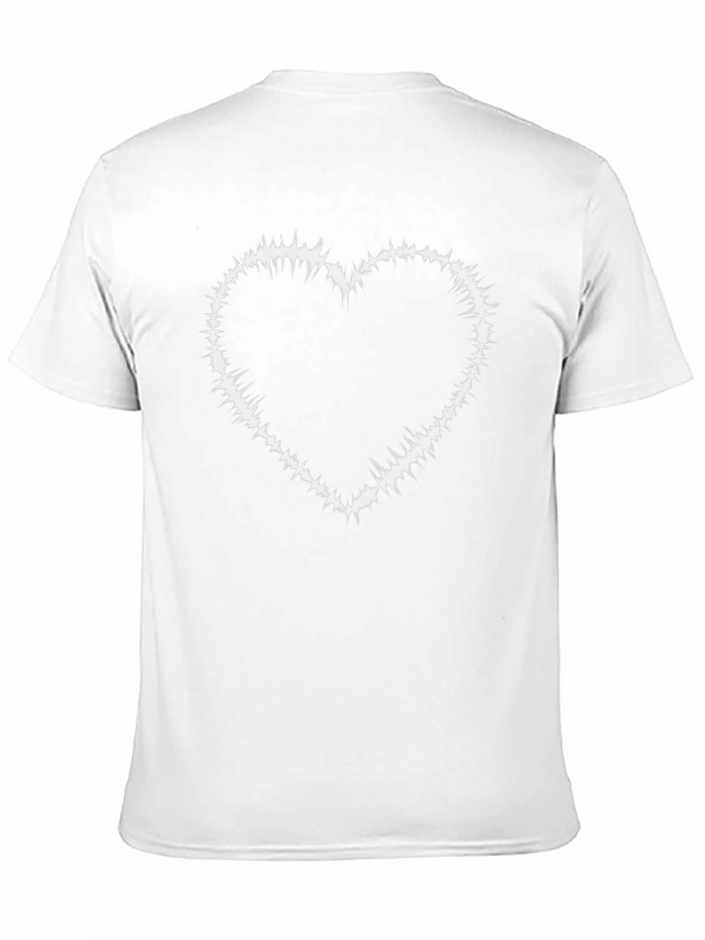 Heart Wave T-Shirt - Black Graphic Tee