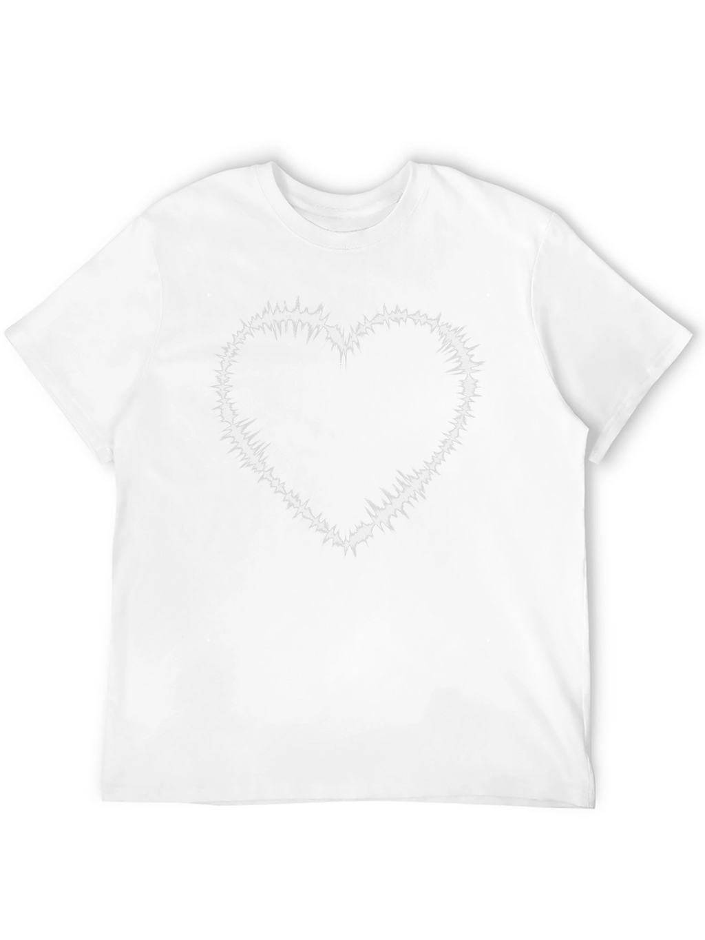 Heart Wave T-Shirt - Black Graphic Tee