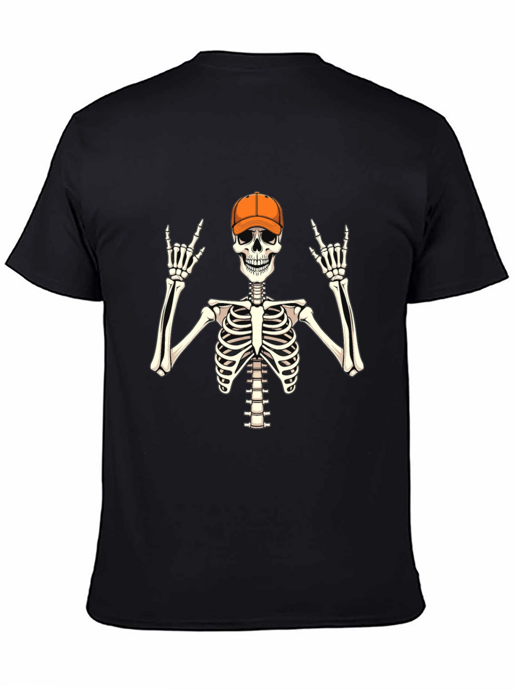 Skeleton Rocker T-Shirt - Black
