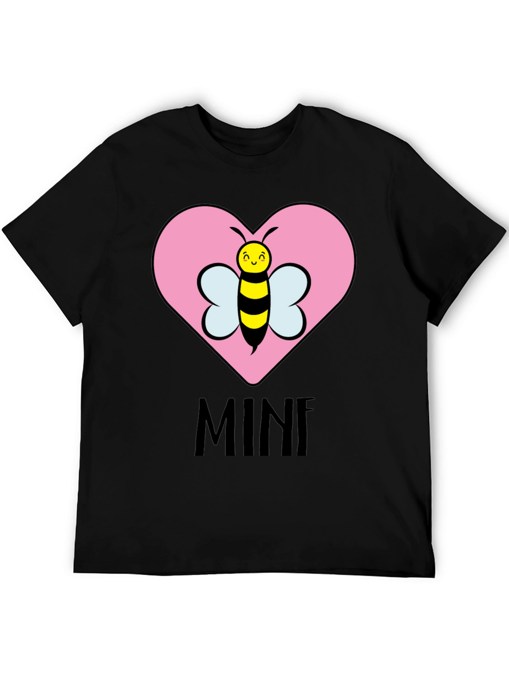 Bee Mine T-Shirt - Cute Heart Design