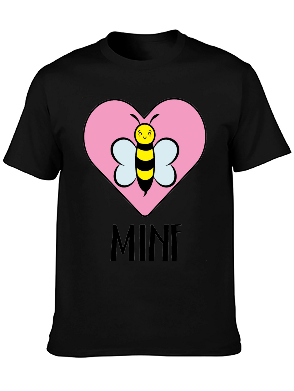 Bee Mine T-Shirt - Cute Heart Design