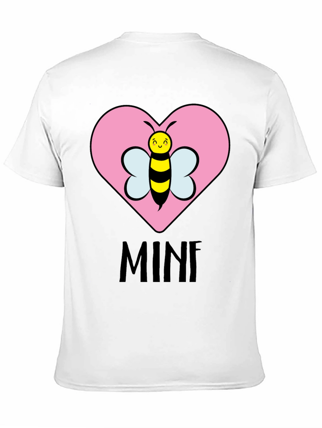 Bee Mine T-Shirt - Cute Heart Design