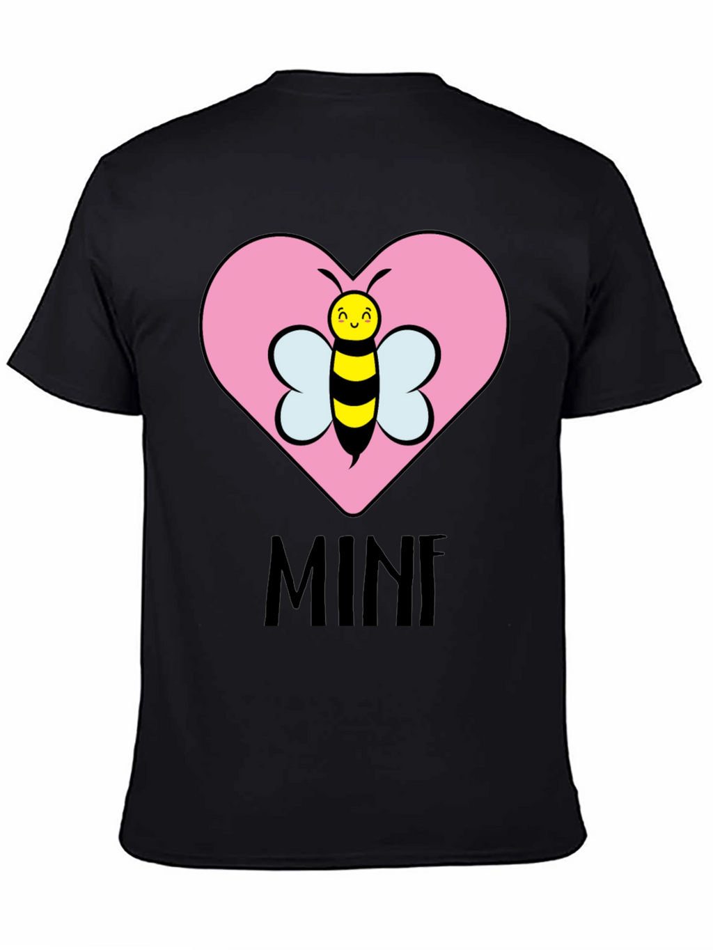 Bee Mine T-Shirt - Cute Heart Design