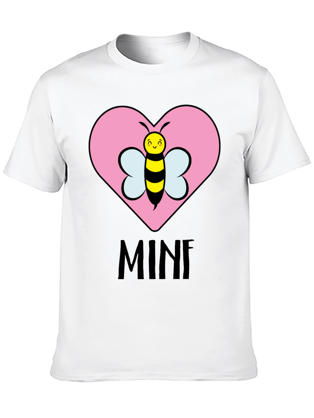 Bee Mine T-Shirt - Cute Heart Design