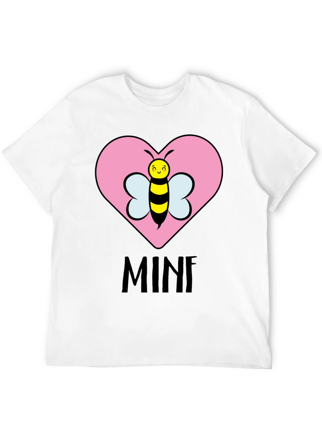 Bee Mine T-Shirt - Cute Heart Design