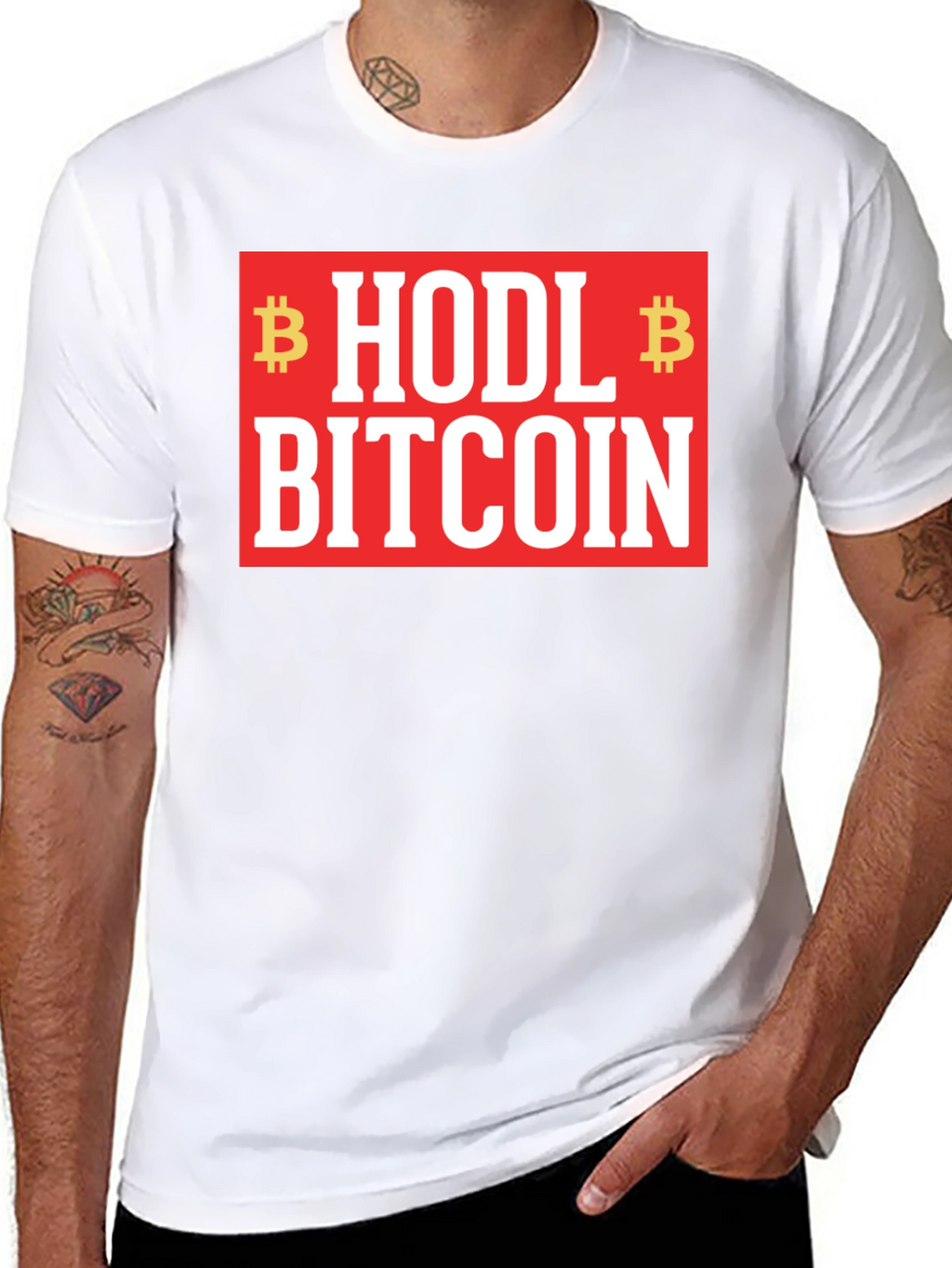 HODL Bitcoin Graphic Tee - Crypto Investor T-Shirt
