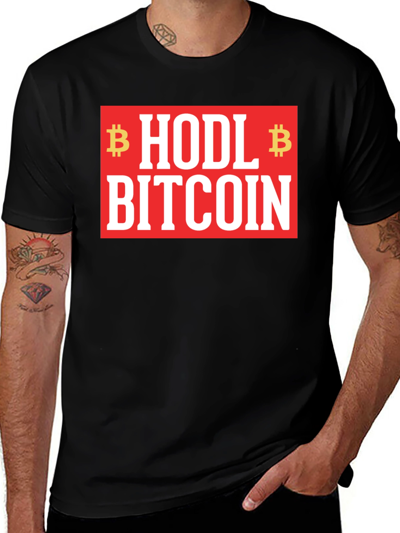 HODL Bitcoin Graphic Tee - Crypto Investor T-Shirt