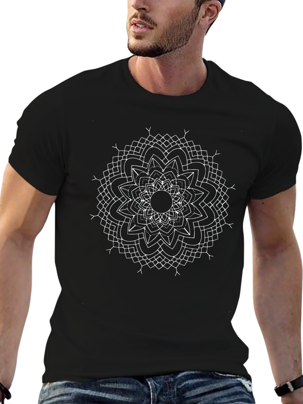Mandala Graphic Black T-Shirt - Stylish and Unique Design