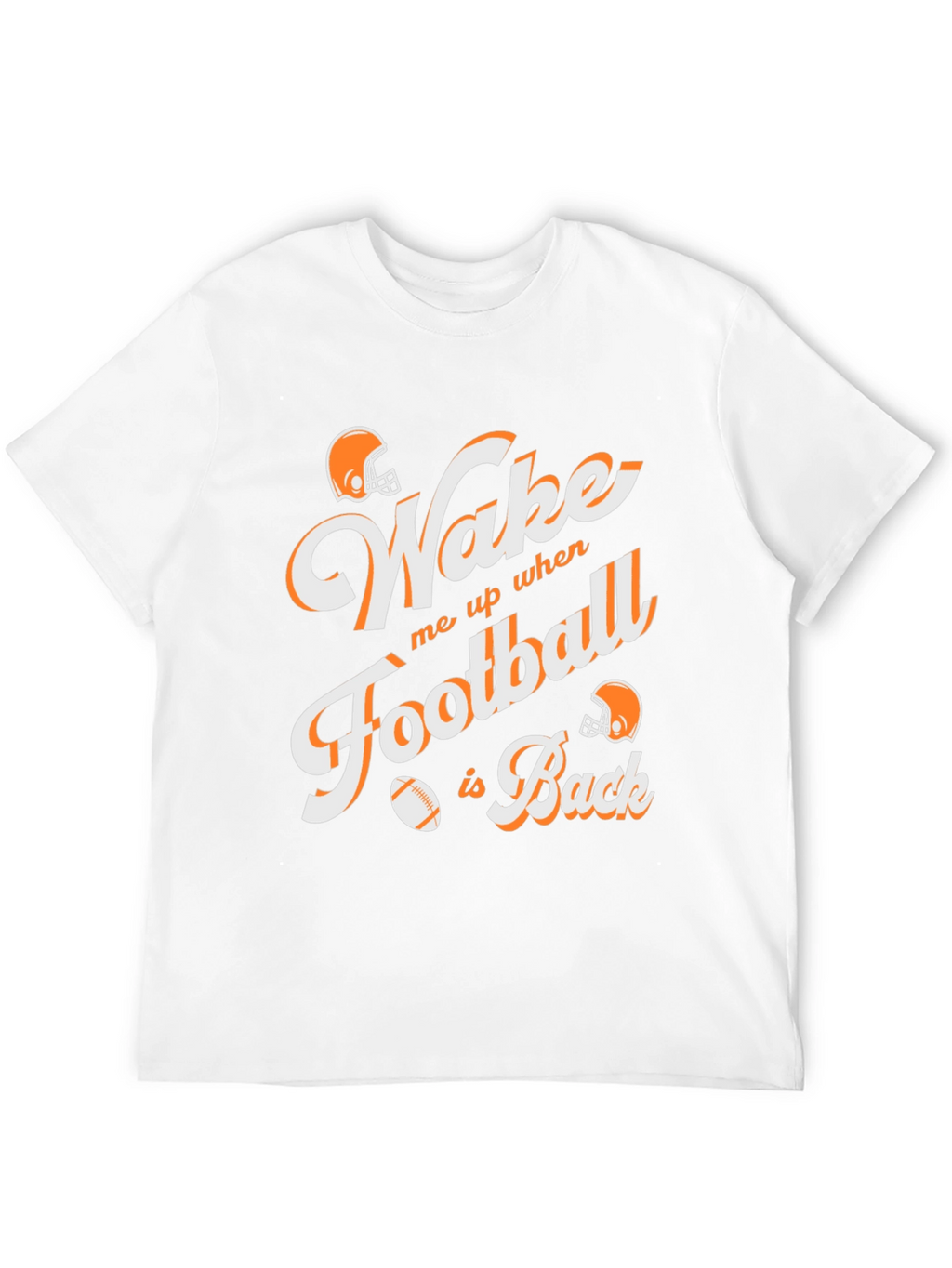 Wake Me Up When Football Is Back Graphic Tee