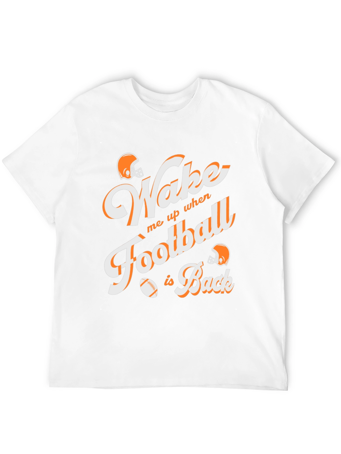 Wake Me Up When Football Is Back Graphic Tee