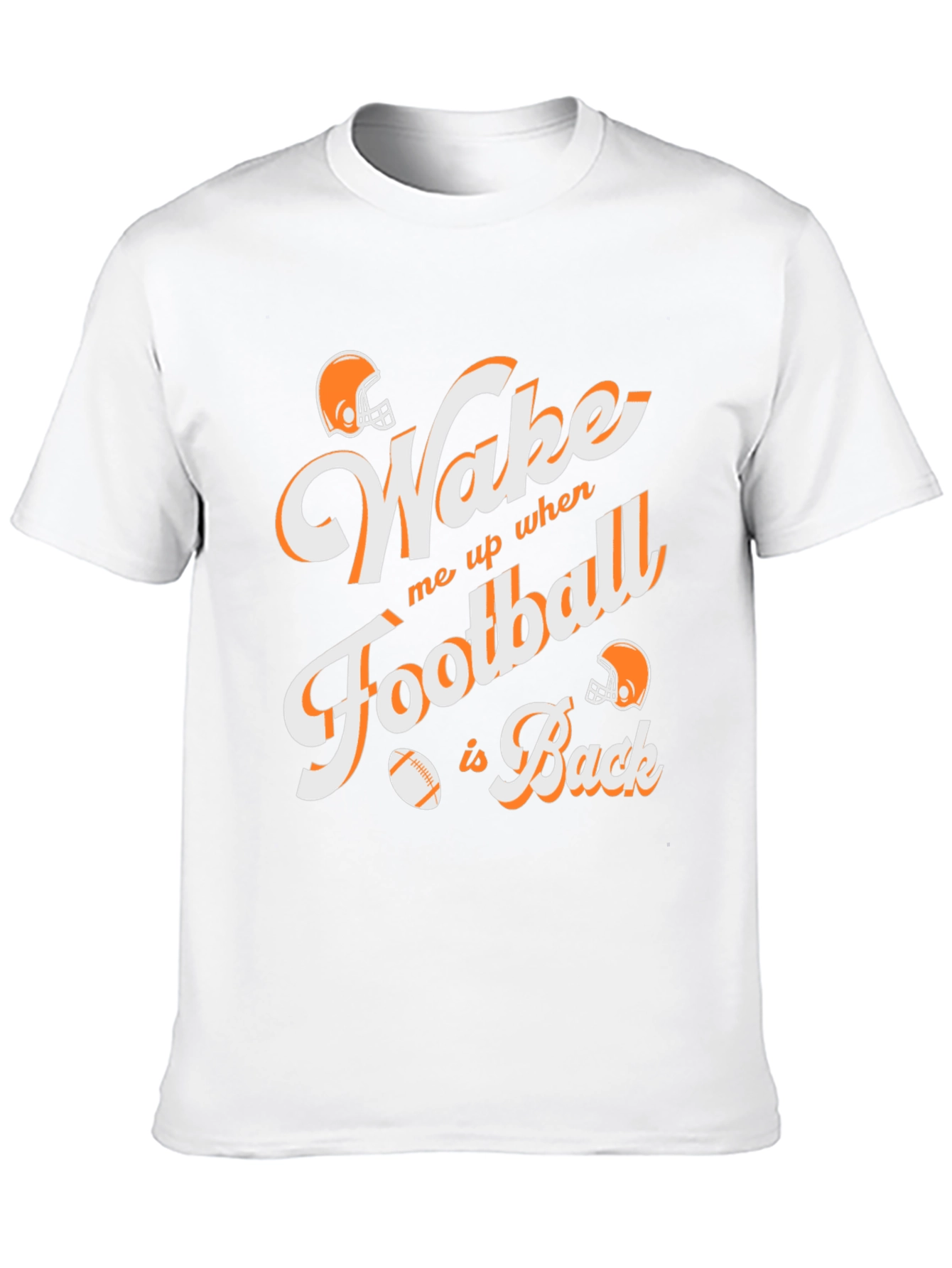 Wake Me Up When Football Is Back Graphic Tee