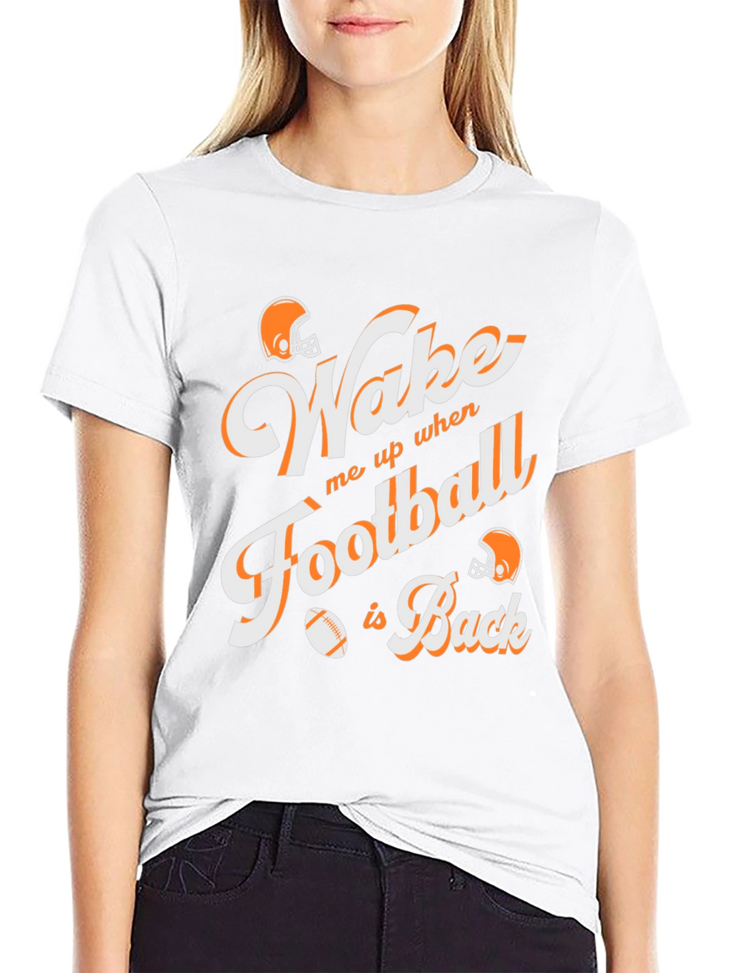Wake Me Up When Football Is Back Graphic Tee