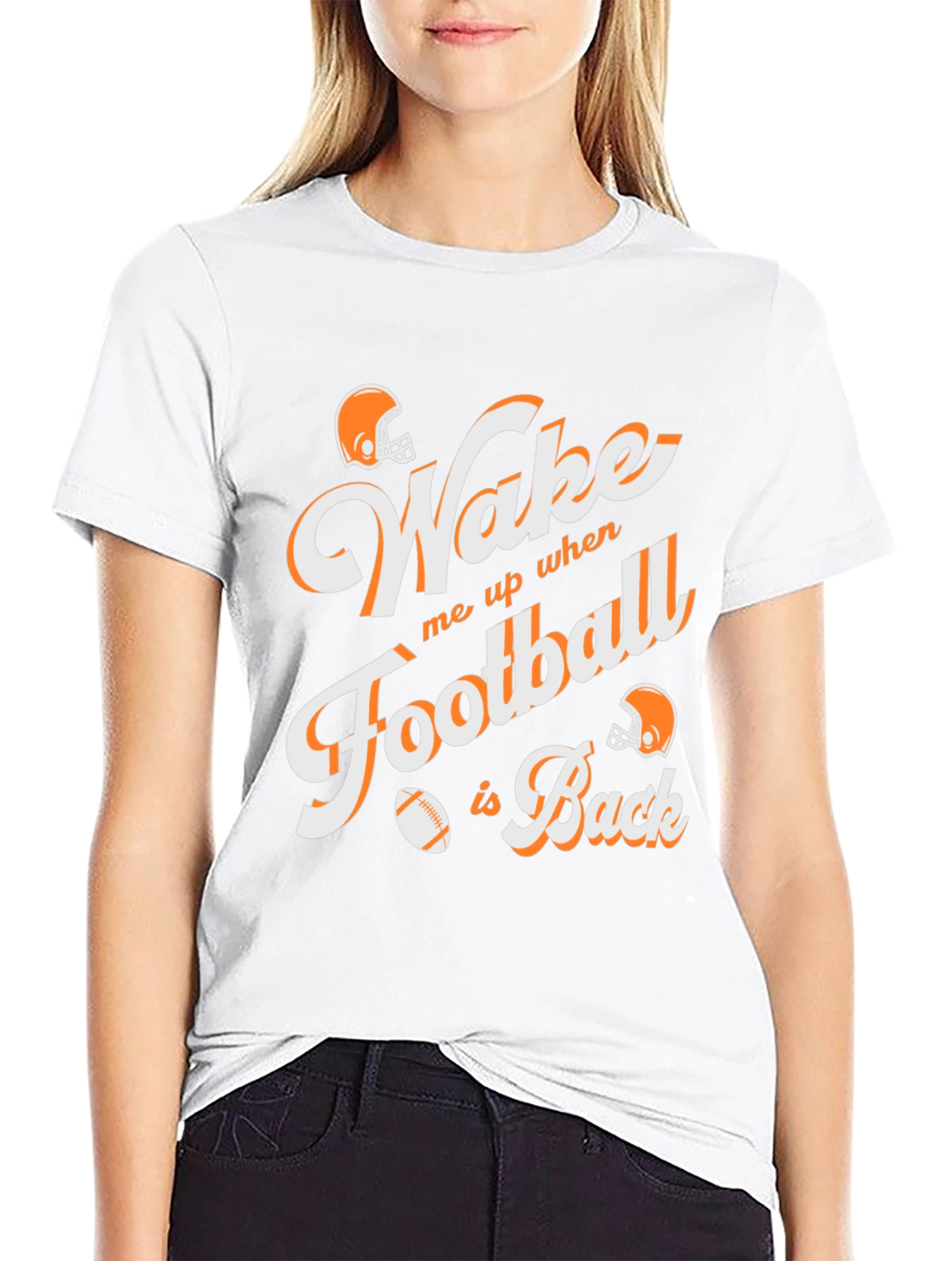 Wake Me Up When Football Is Back Graphic Tee