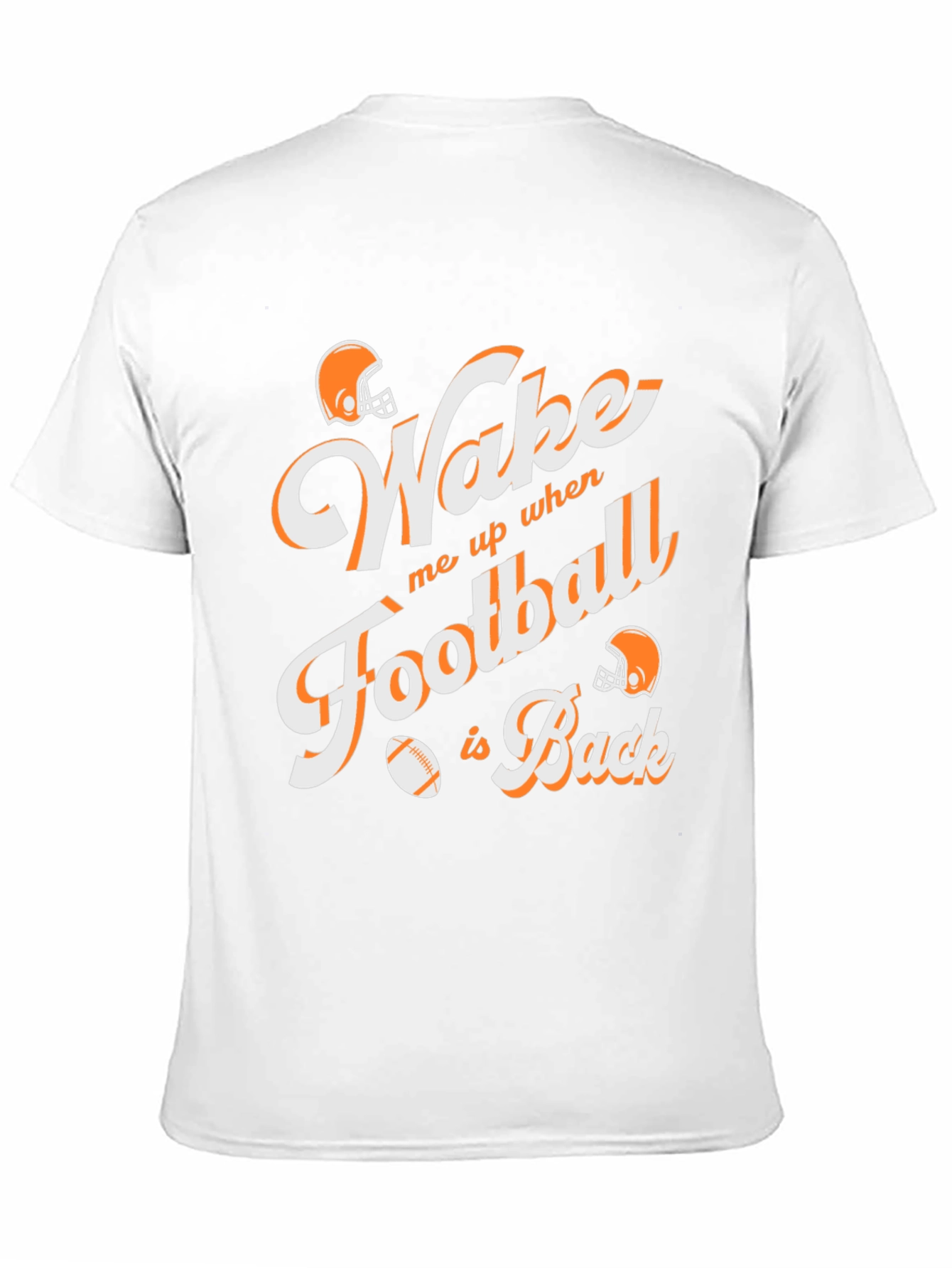 Wake Me Up When Football Is Back Graphic Tee