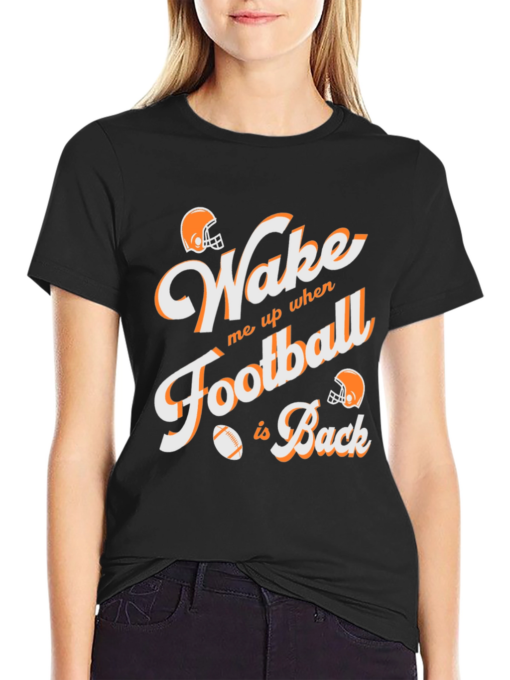 Wake Me Up When Football Is Back Graphic Tee
