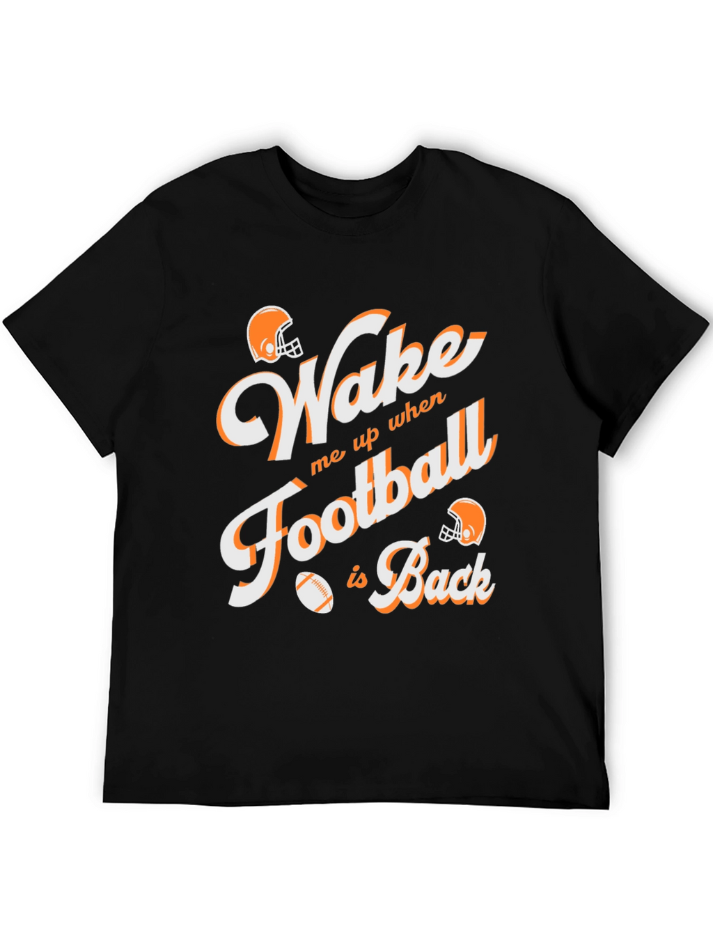 Wake Me Up When Football Is Back Graphic Tee