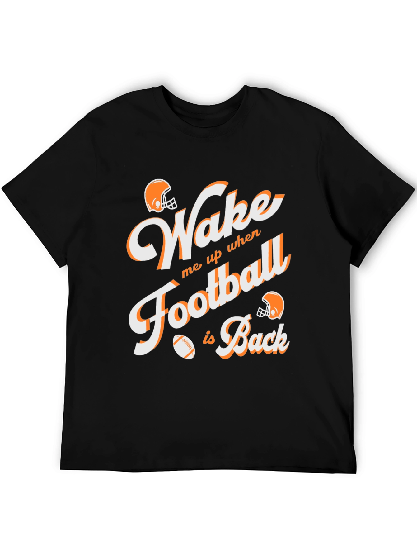 Wake Me Up When Football Is Back Graphic Tee