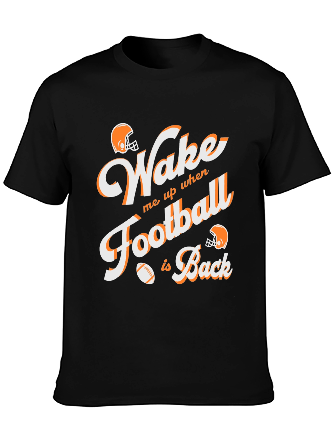 Wake Me Up When Football Is Back Graphic Tee