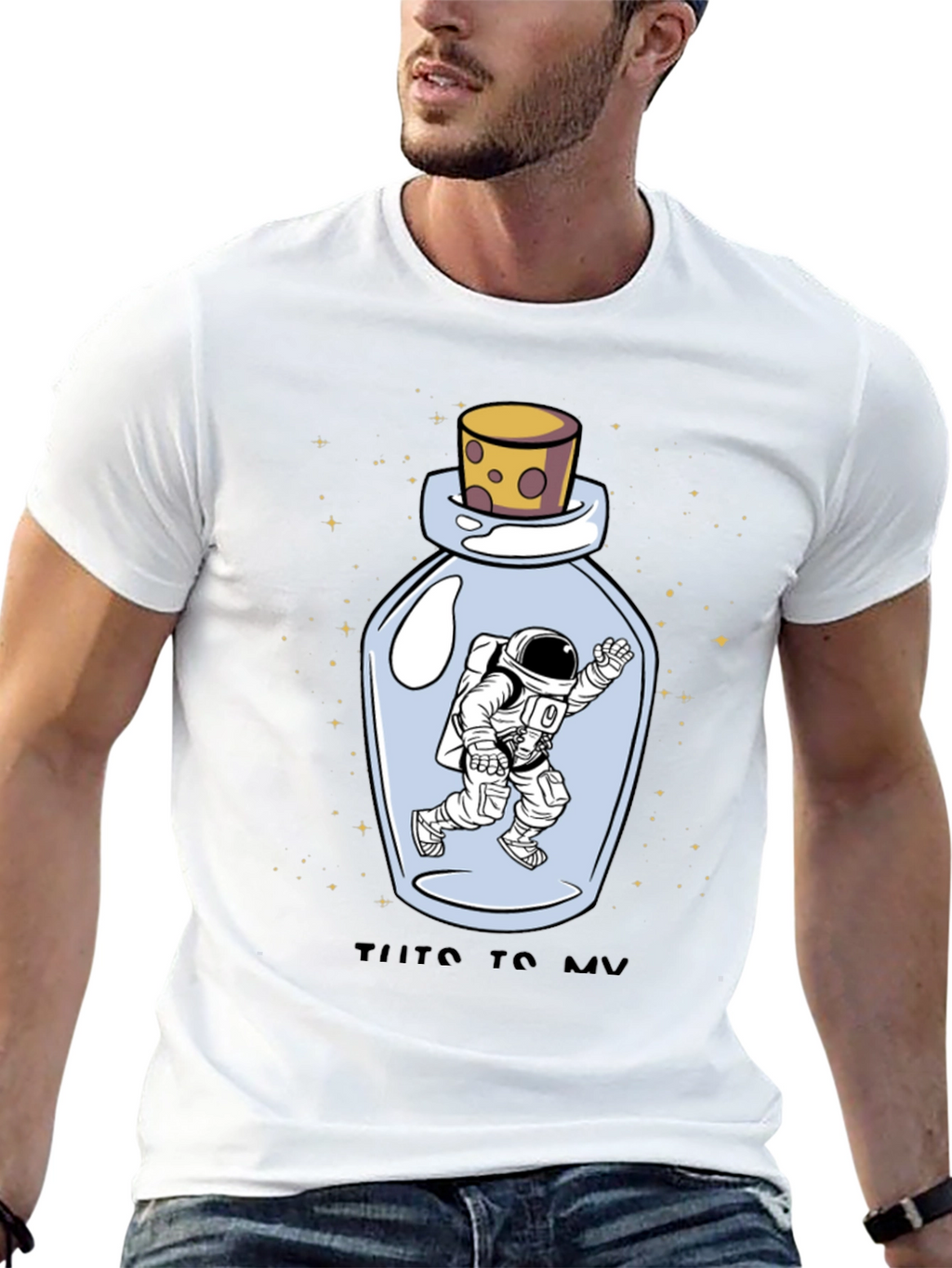 Astronaut in a Bottle Graphic Tee