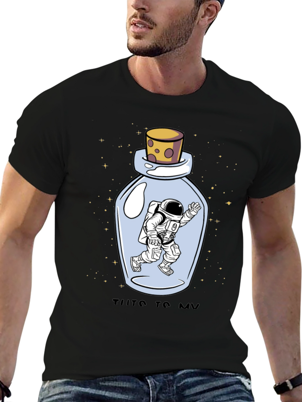 Astronaut in a Bottle Graphic Tee