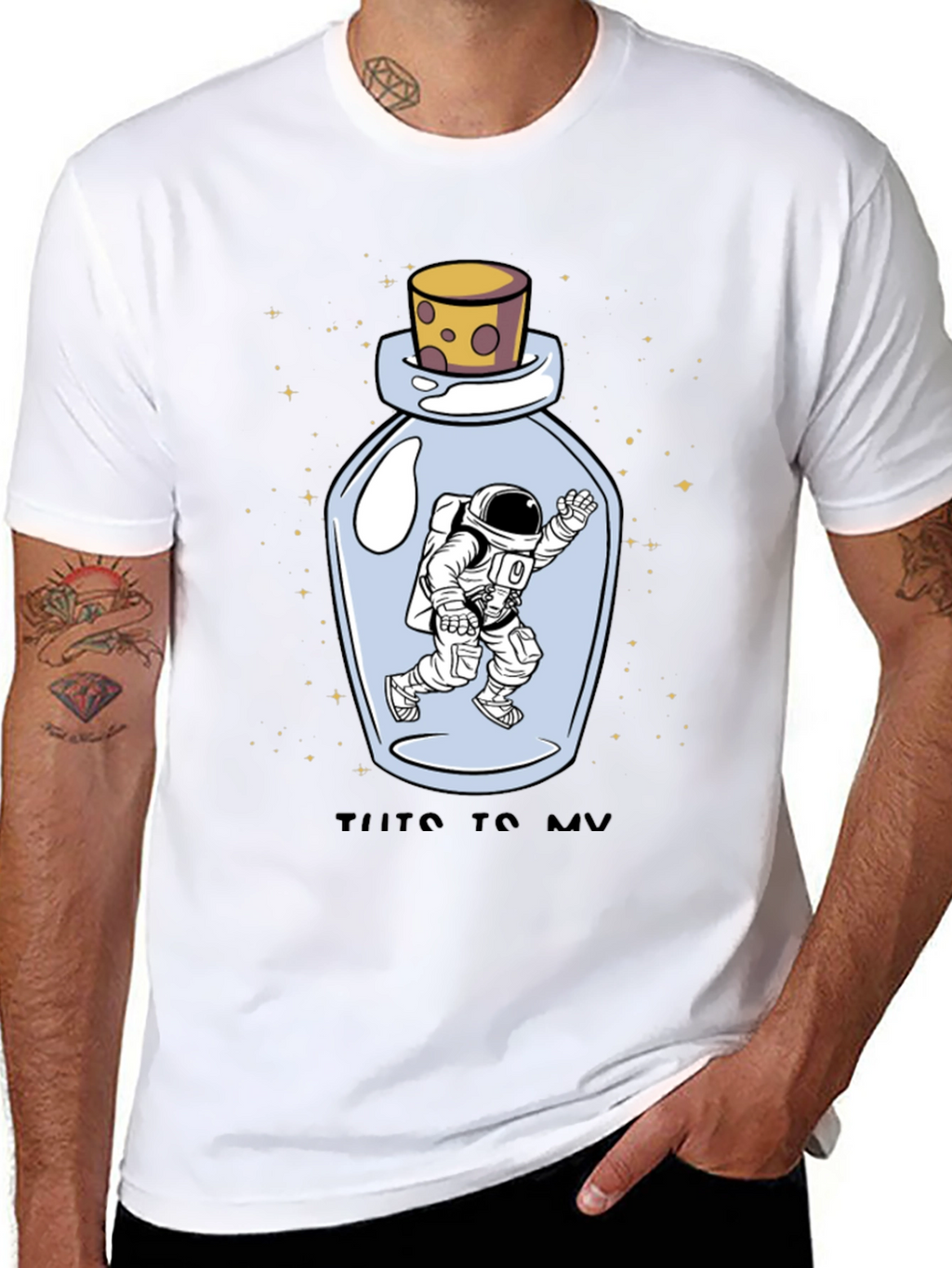 Astronaut in a Bottle Graphic Tee