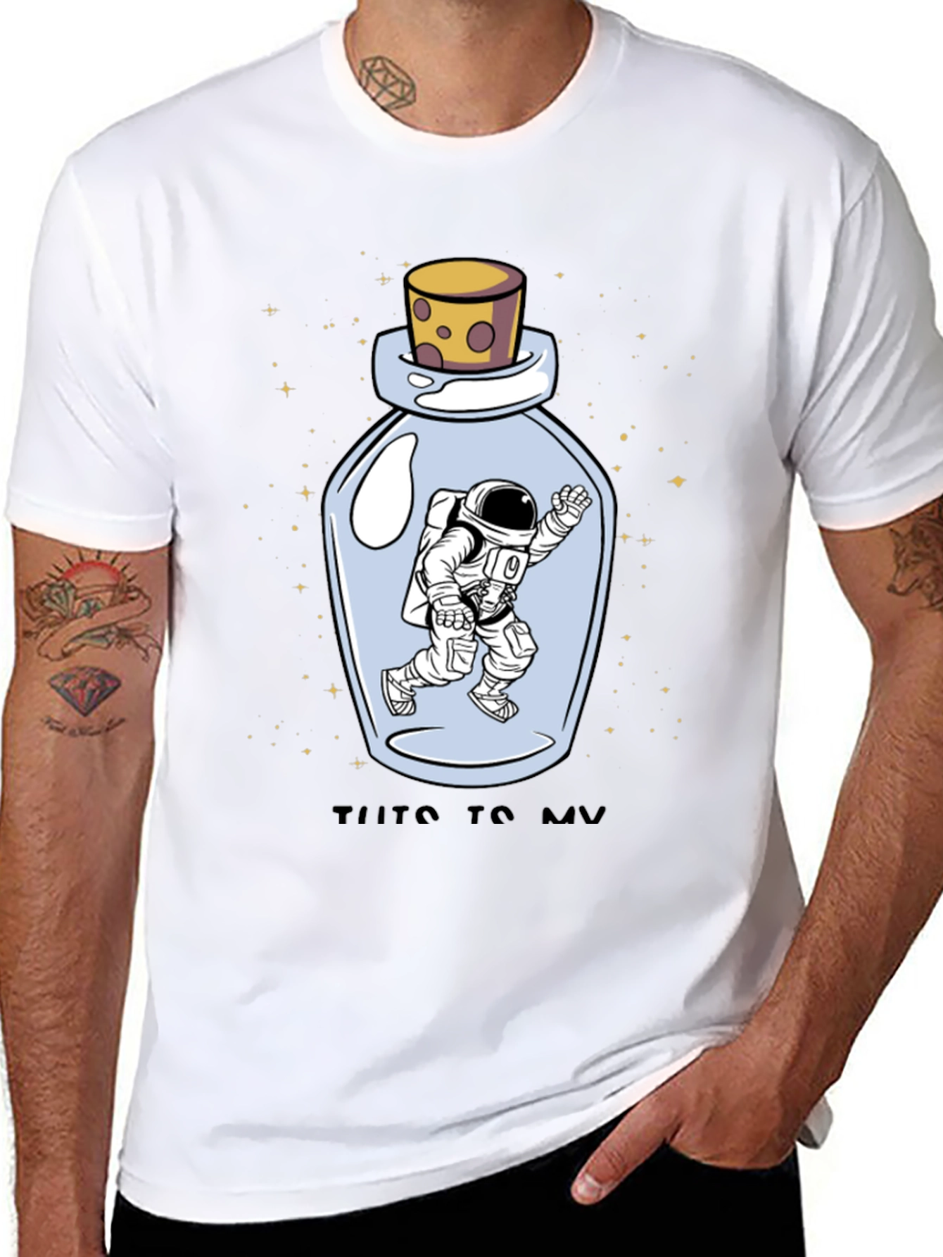Astronaut in a Bottle Graphic Tee