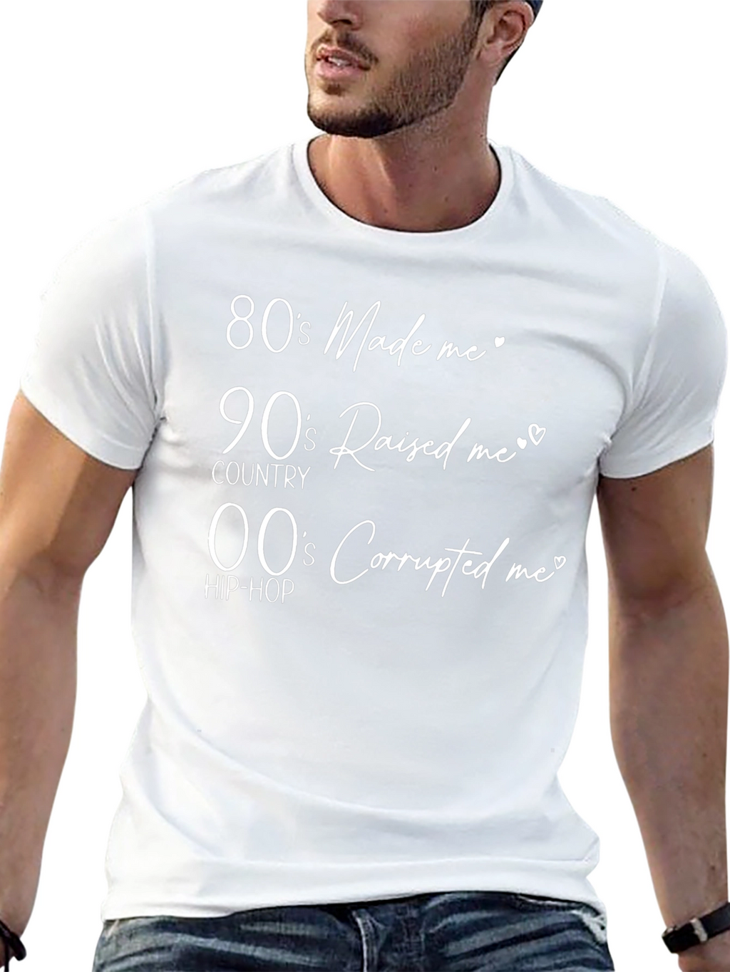 80s 90s 00s T-Shirt - Novelty Statement Tee