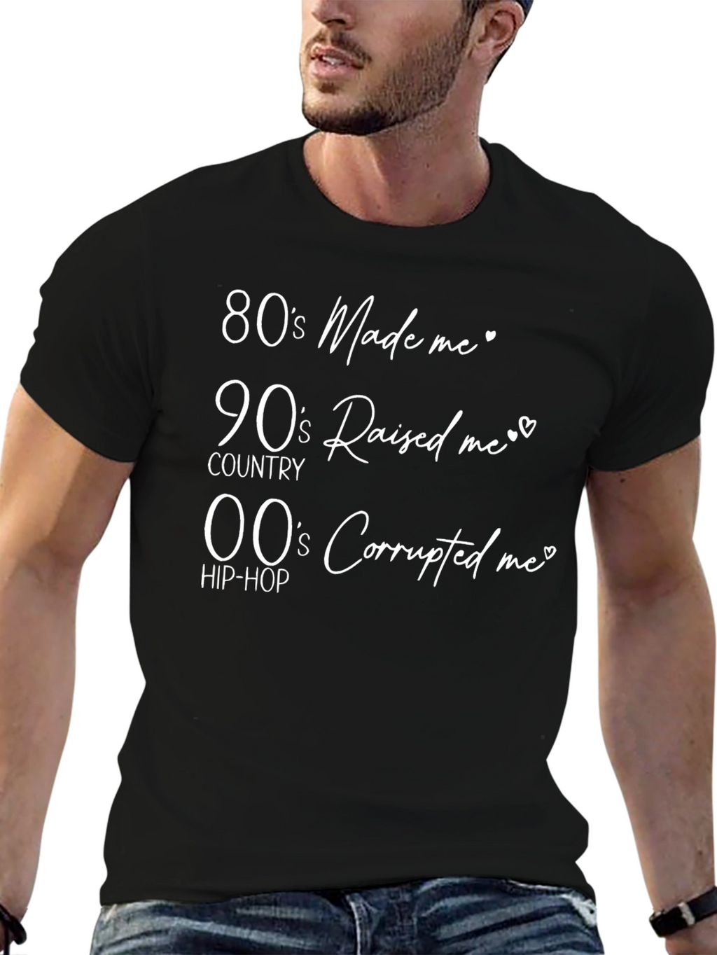 80s 90s 00s T-Shirt - Novelty Statement Tee