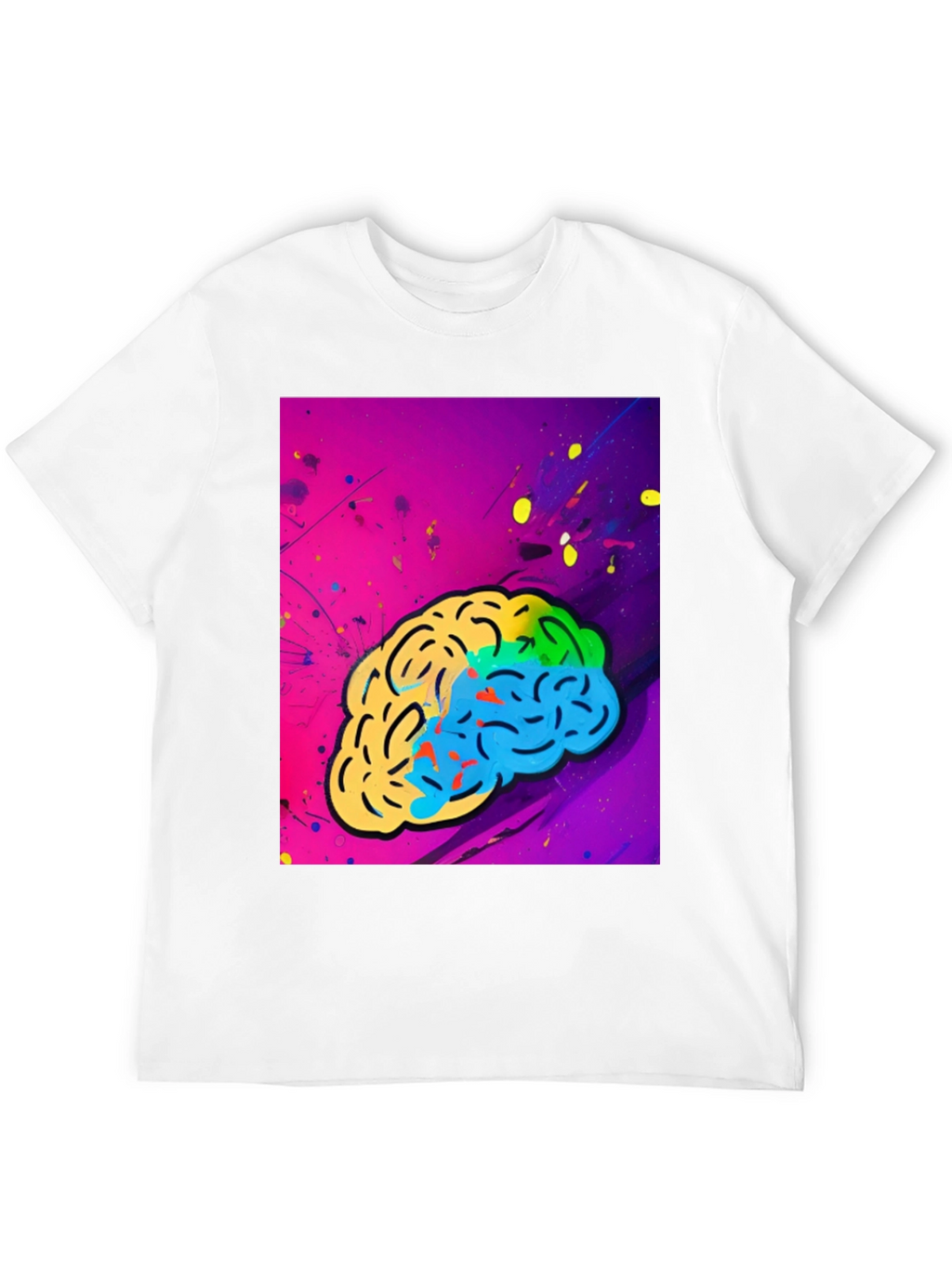 Colorful Brain Graphic Tee