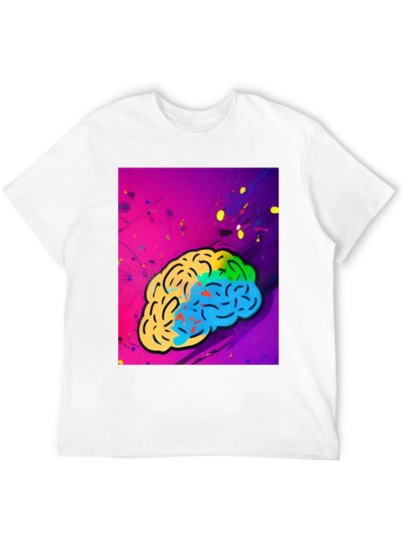 Colorful Brain Graphic Tee
