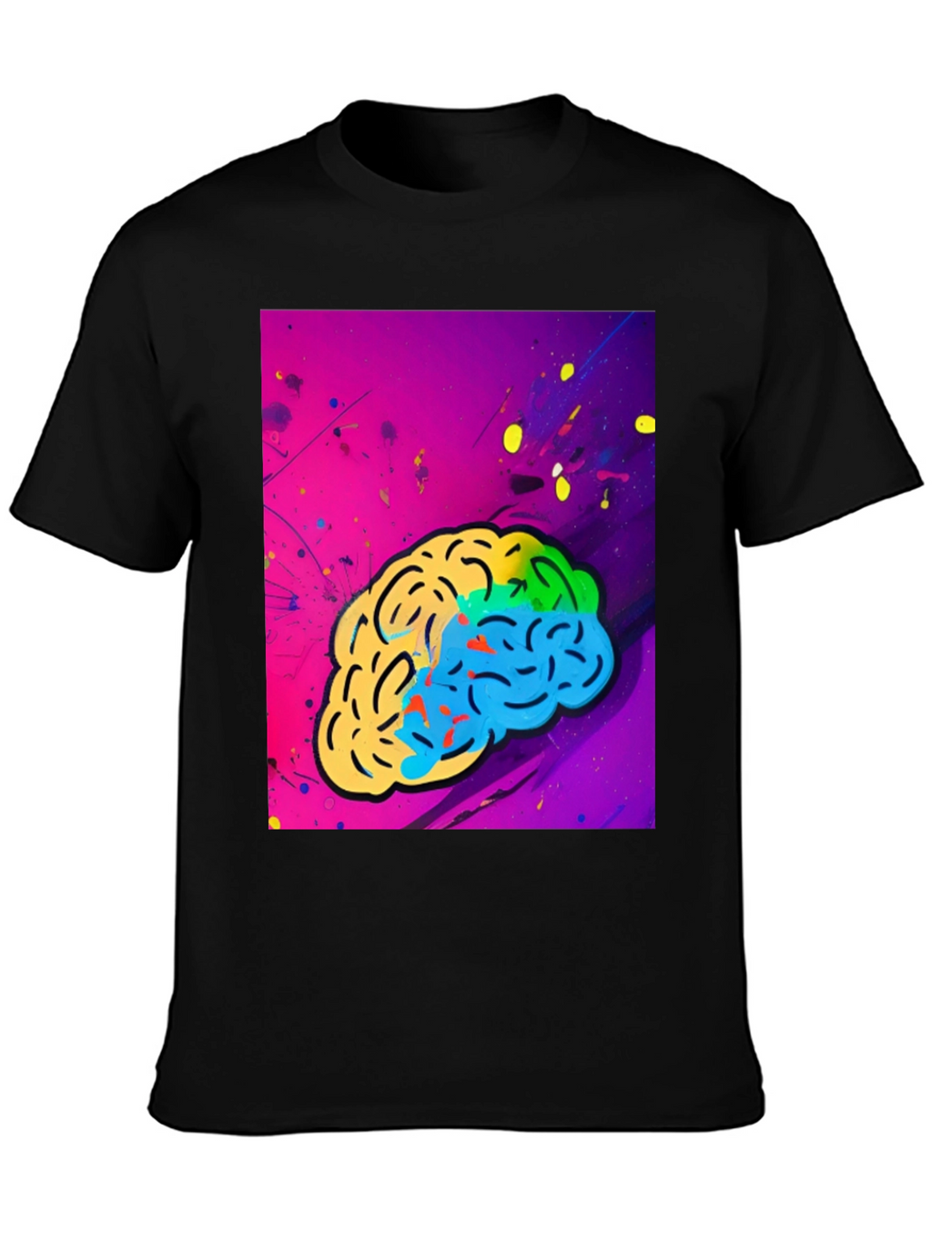 Colorful Brain Graphic Tee