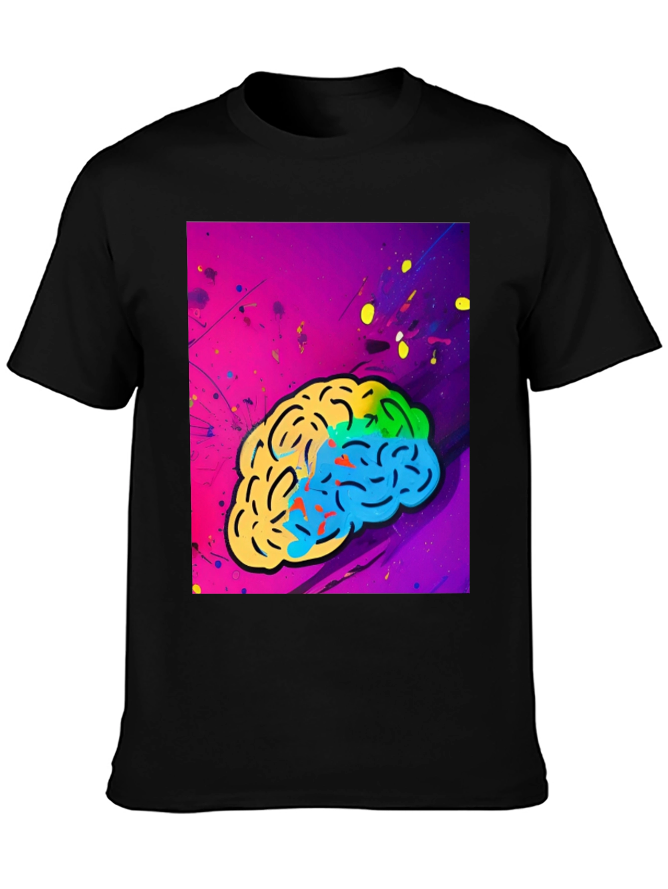 Colorful Brain Graphic Tee