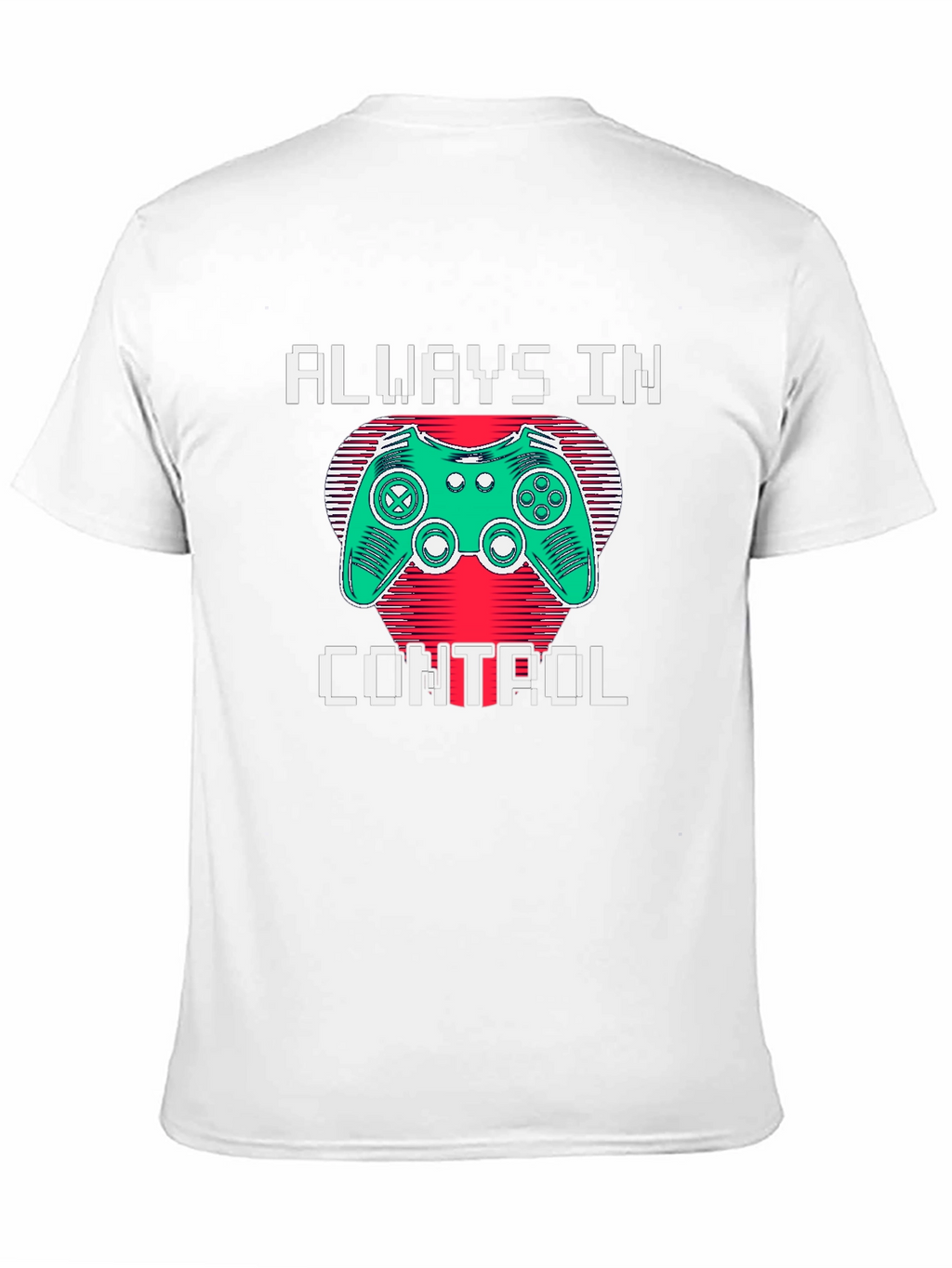 Always In Control Gamer T-Shirt - Black