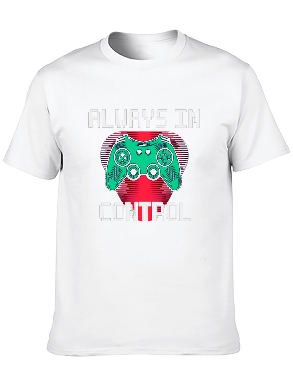Always In Control Gamer T-Shirt - Black