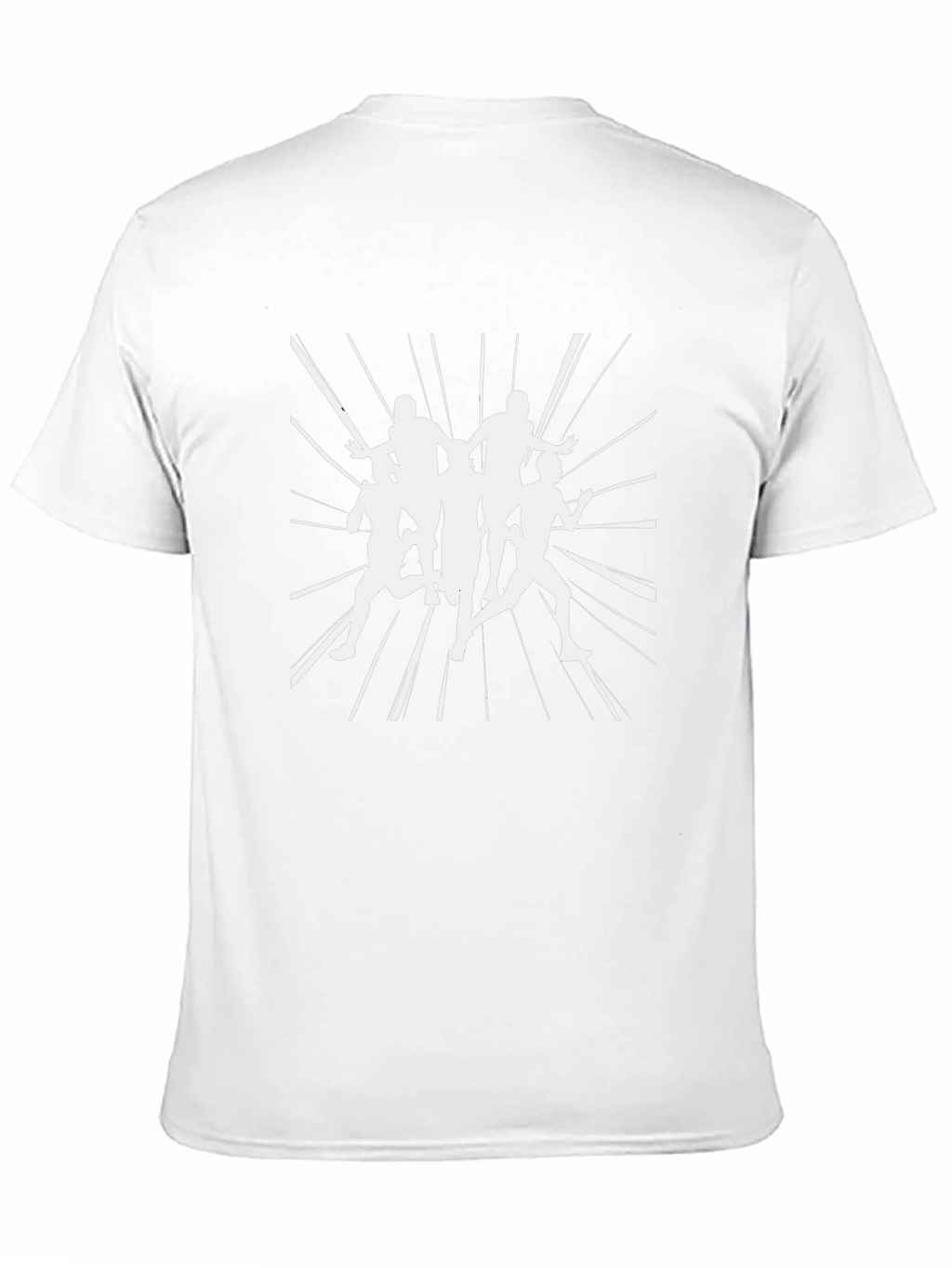 Dynamic Runners Graphic Tee - Black Cotton Comfort