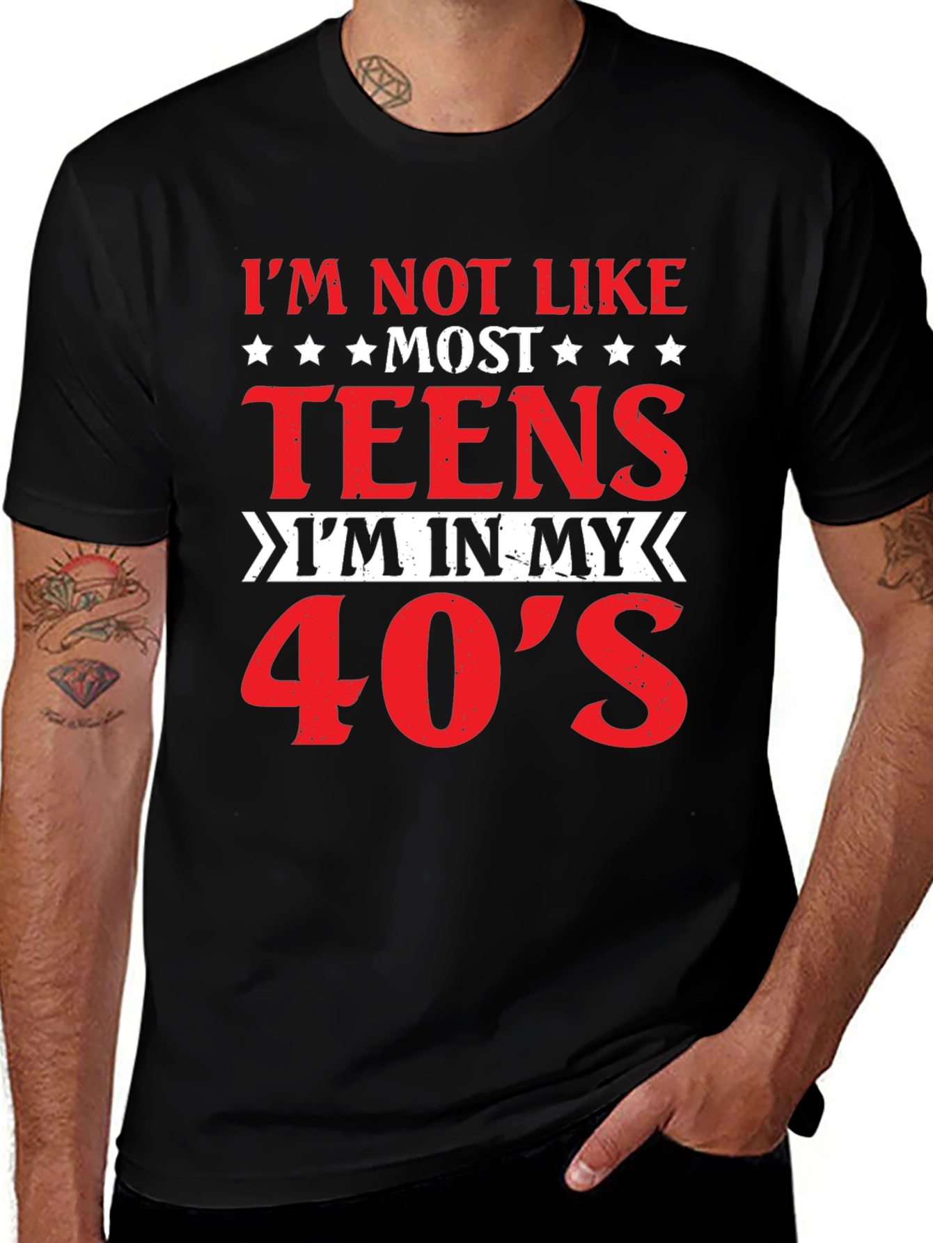 Im Not Like Most Teens T-Shirt 40s