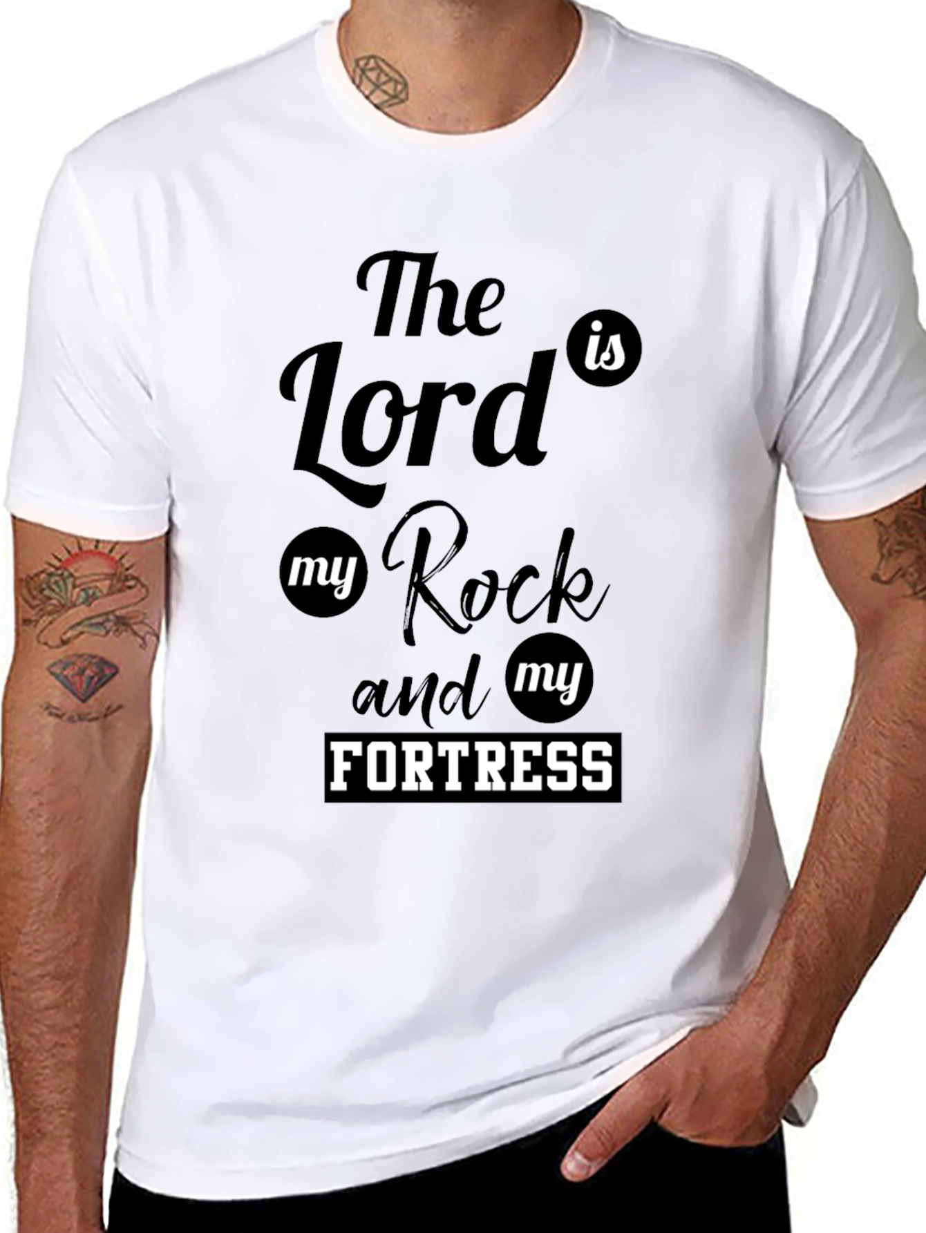 The Lord is My Rock & Fortress Tee