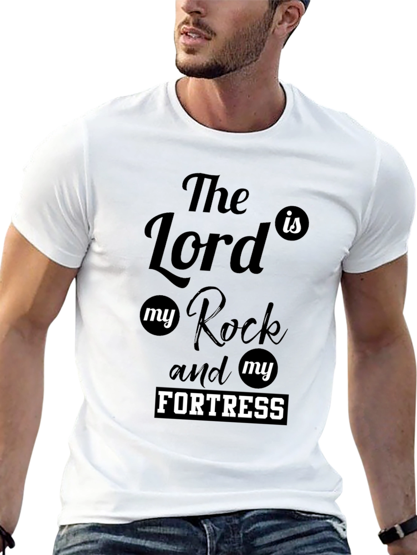 The Lord is My Rock & Fortress Tee