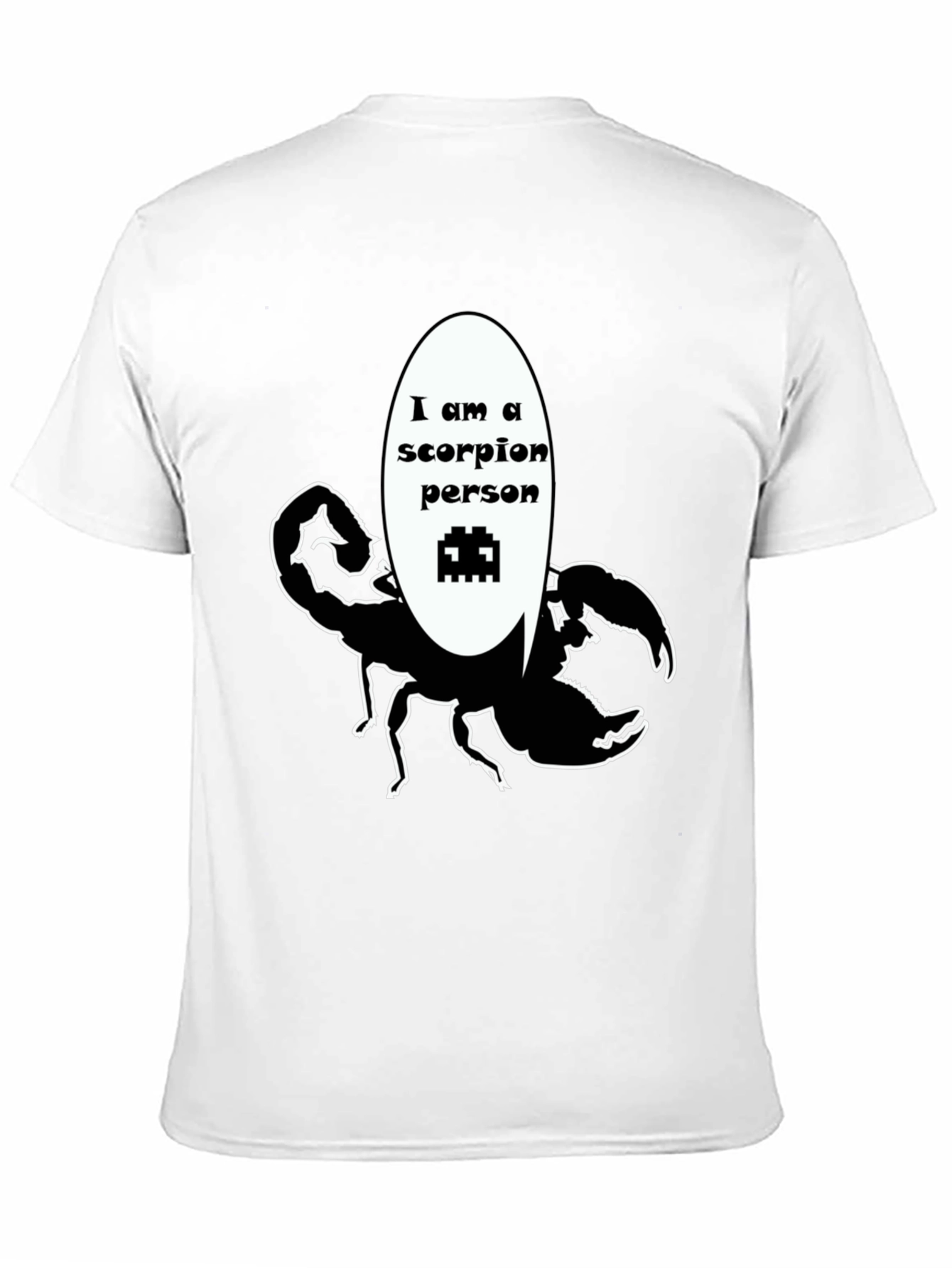 Scorpion Person Black T-Shirt