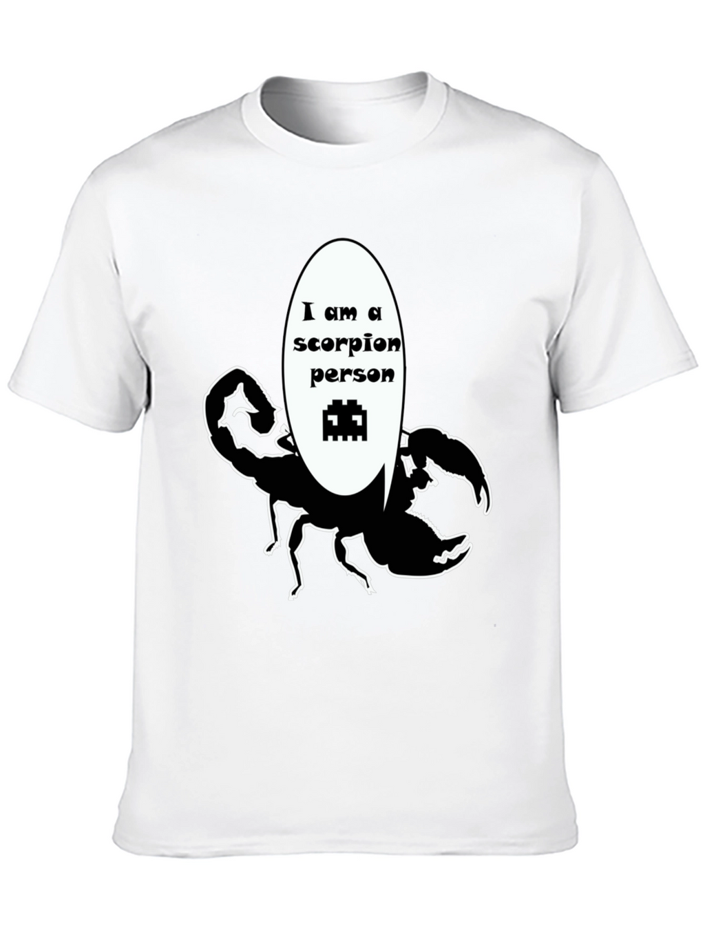 Scorpion Person Black T-Shirt