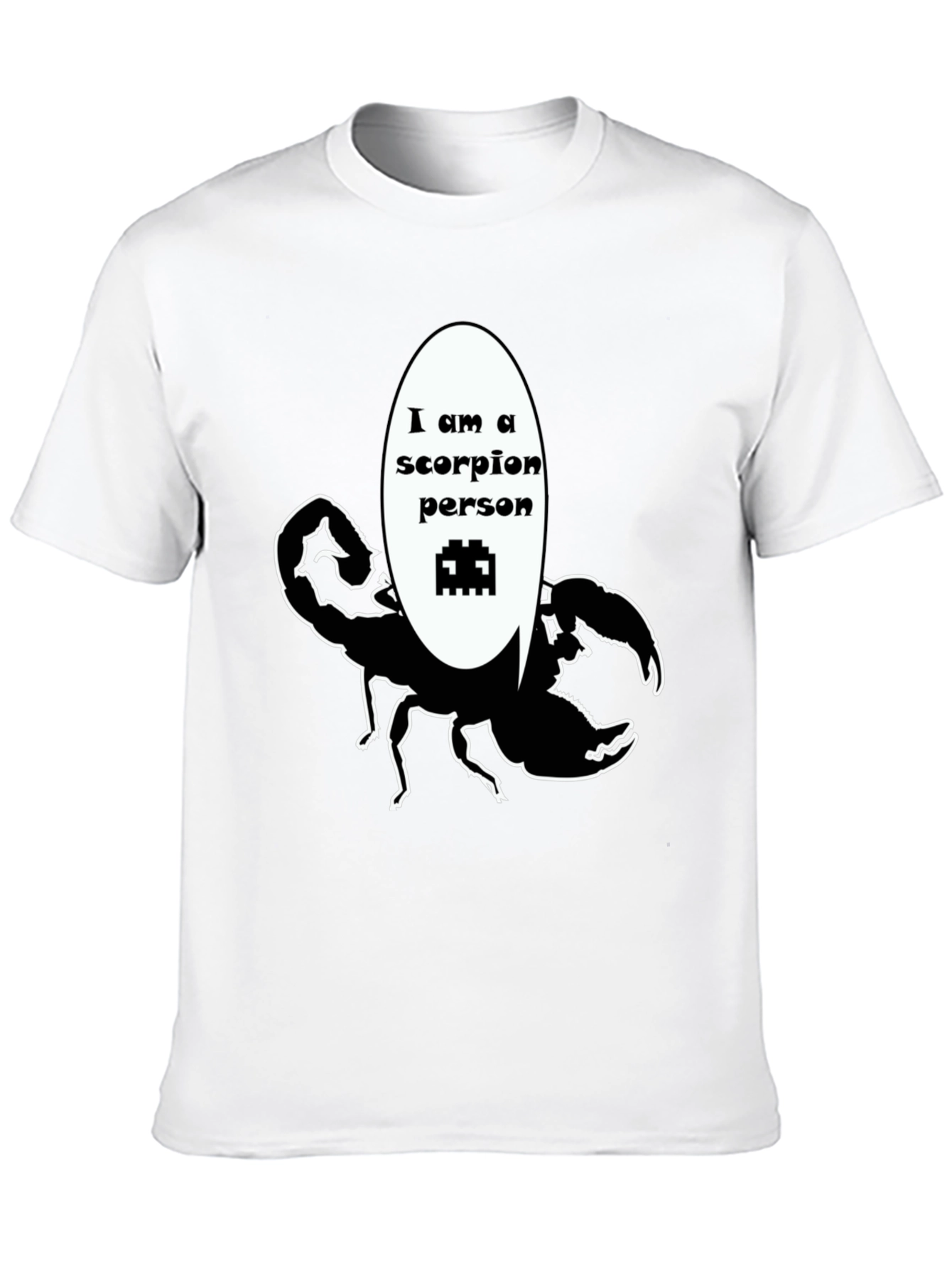 Scorpion Person Black T-Shirt