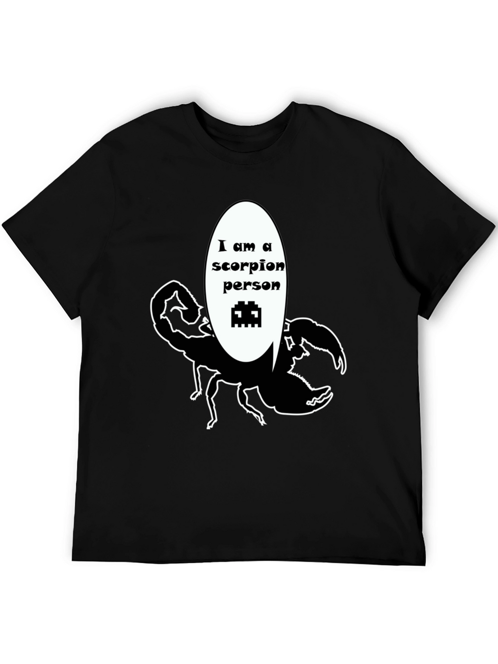 Scorpion Person Black T-Shirt