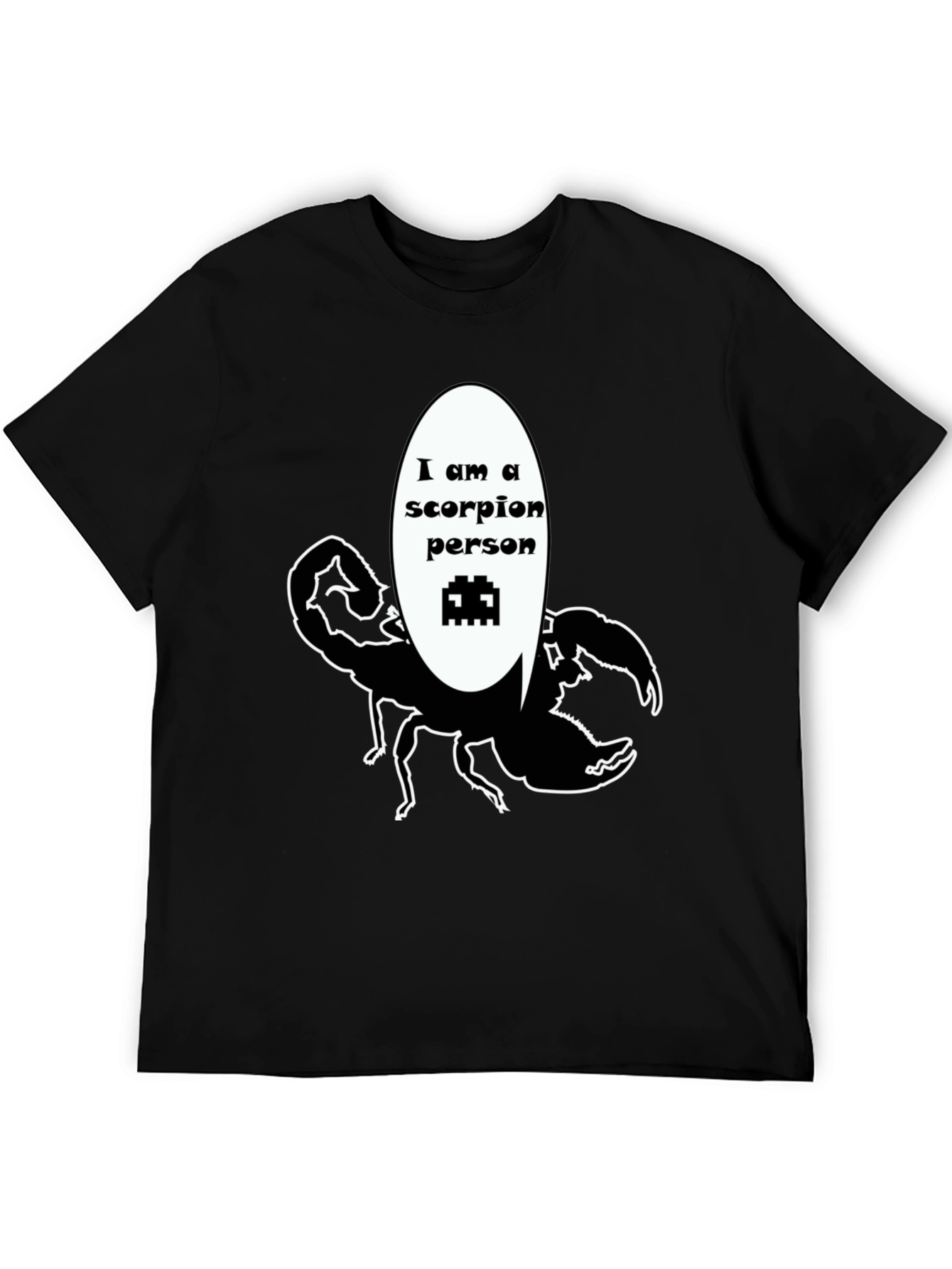 Scorpion Person Black T-Shirt