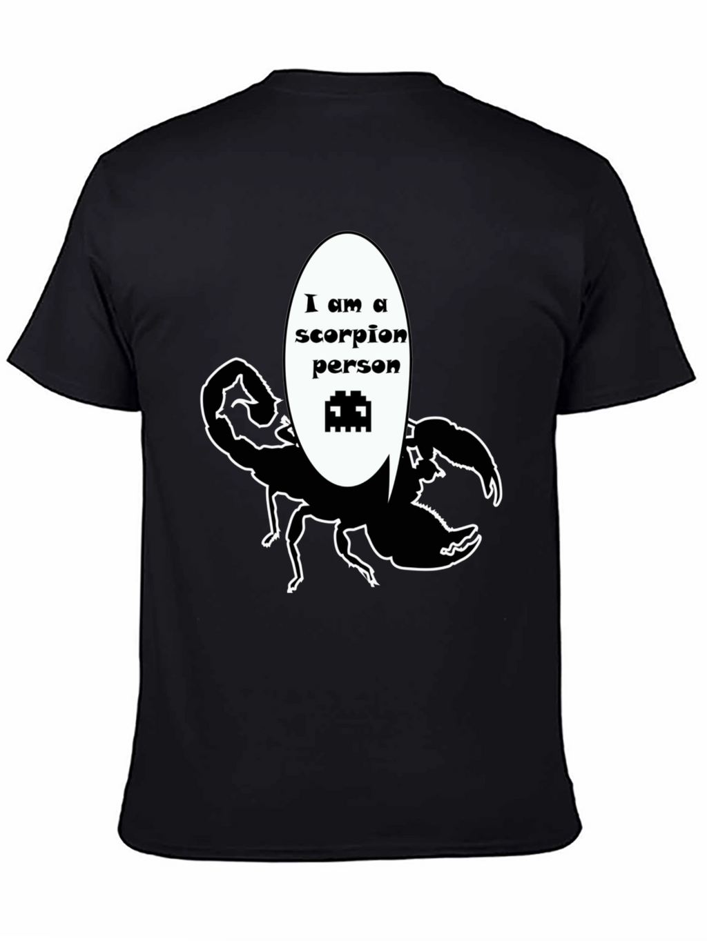 Scorpion Person Black T-Shirt